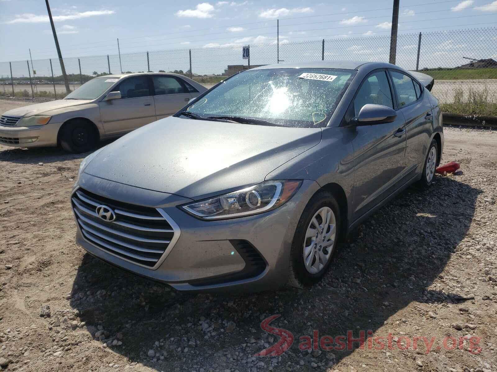 KMHD74LF2HU363808 2017 HYUNDAI ELANTRA