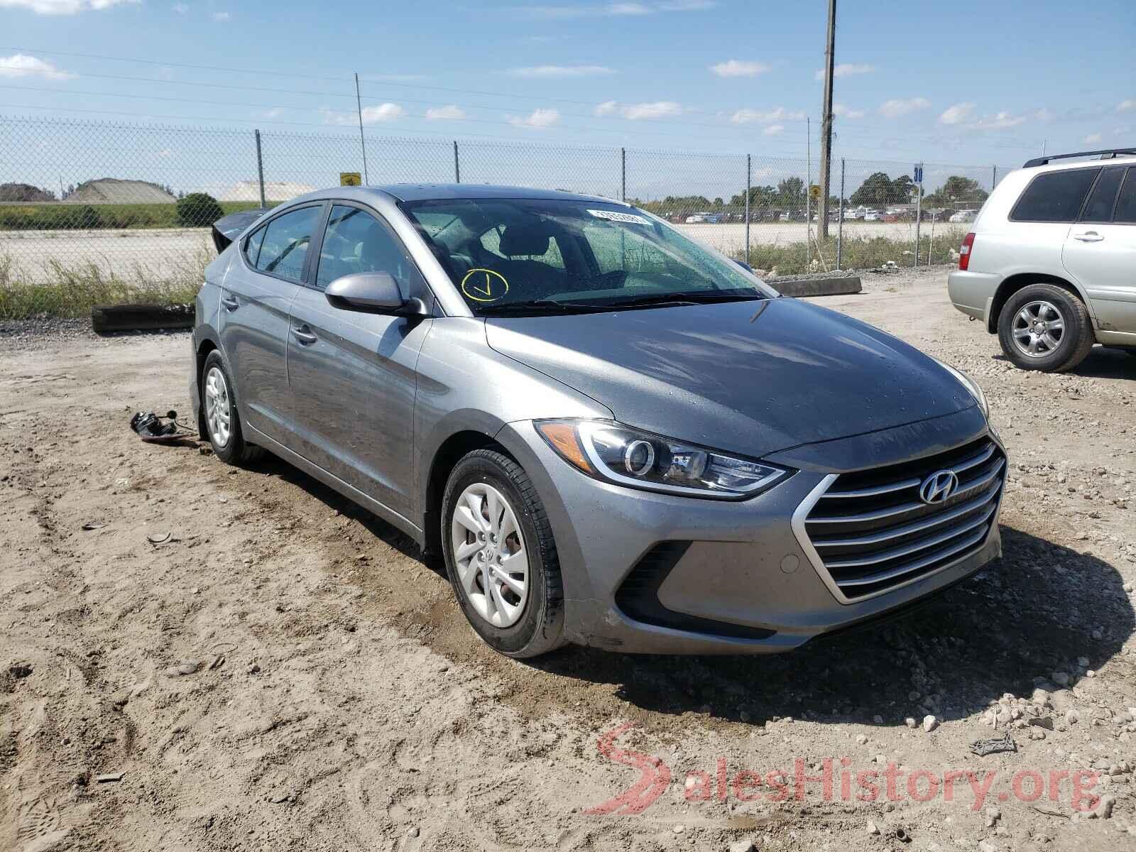 KMHD74LF2HU363808 2017 HYUNDAI ELANTRA