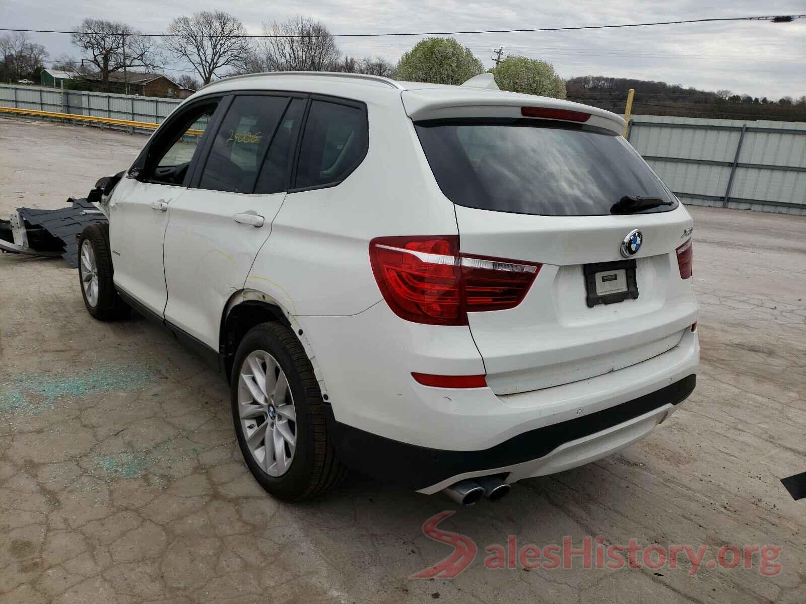 5UXWX9C53G0D90881 2016 BMW X3