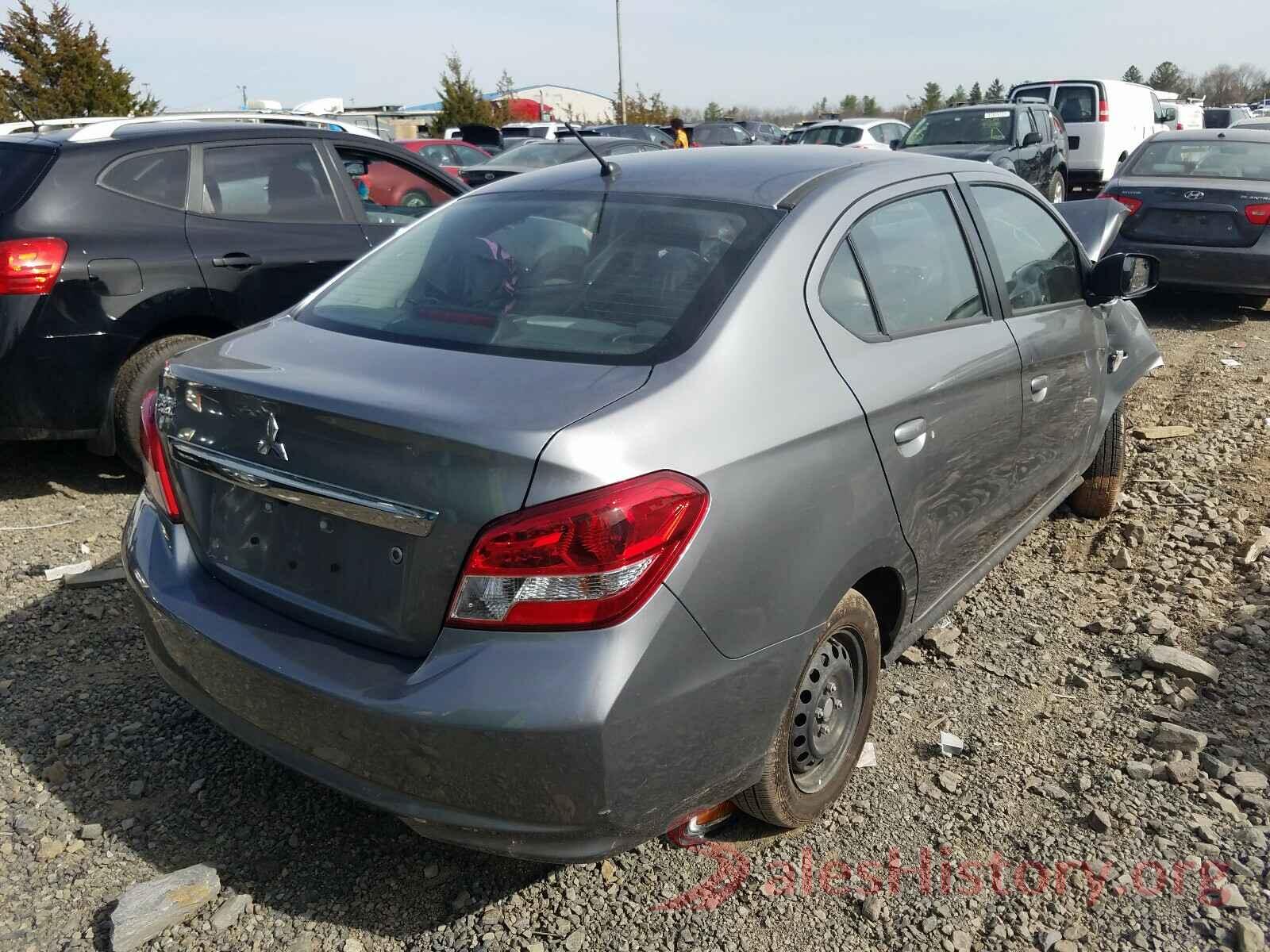 ML32F3FJ7LHF04663 2020 MITSUBISHI MIRAGE