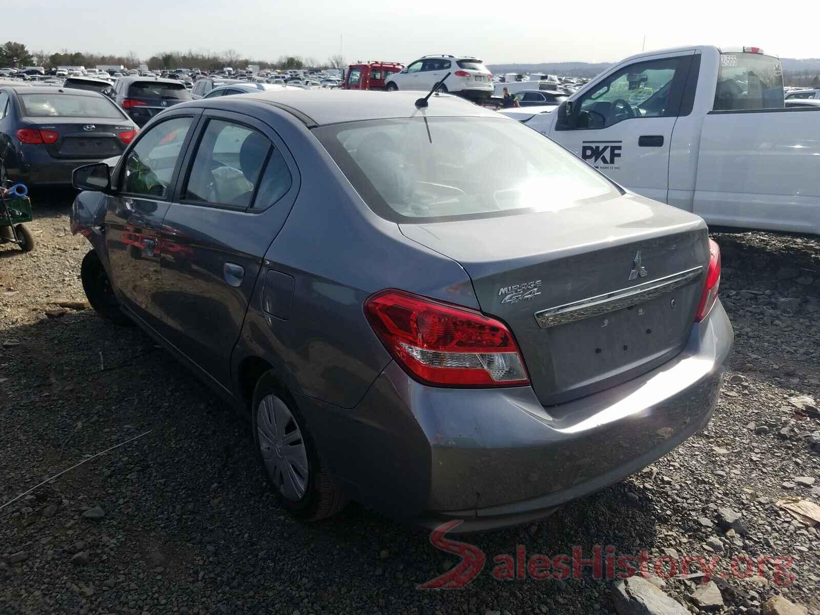 ML32F3FJ7LHF04663 2020 MITSUBISHI MIRAGE