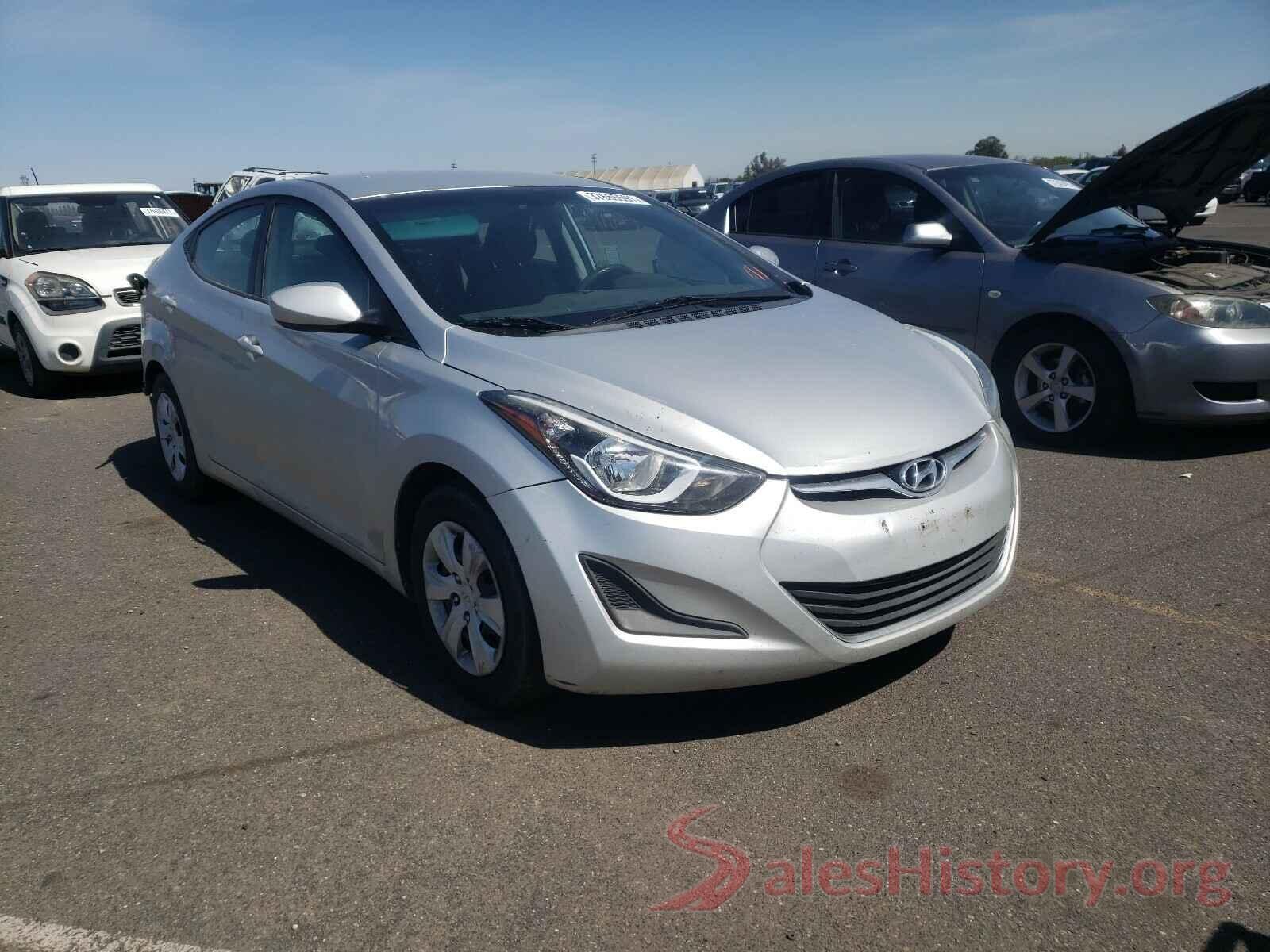 5NPDH4AEXGH714436 2016 HYUNDAI ELANTRA