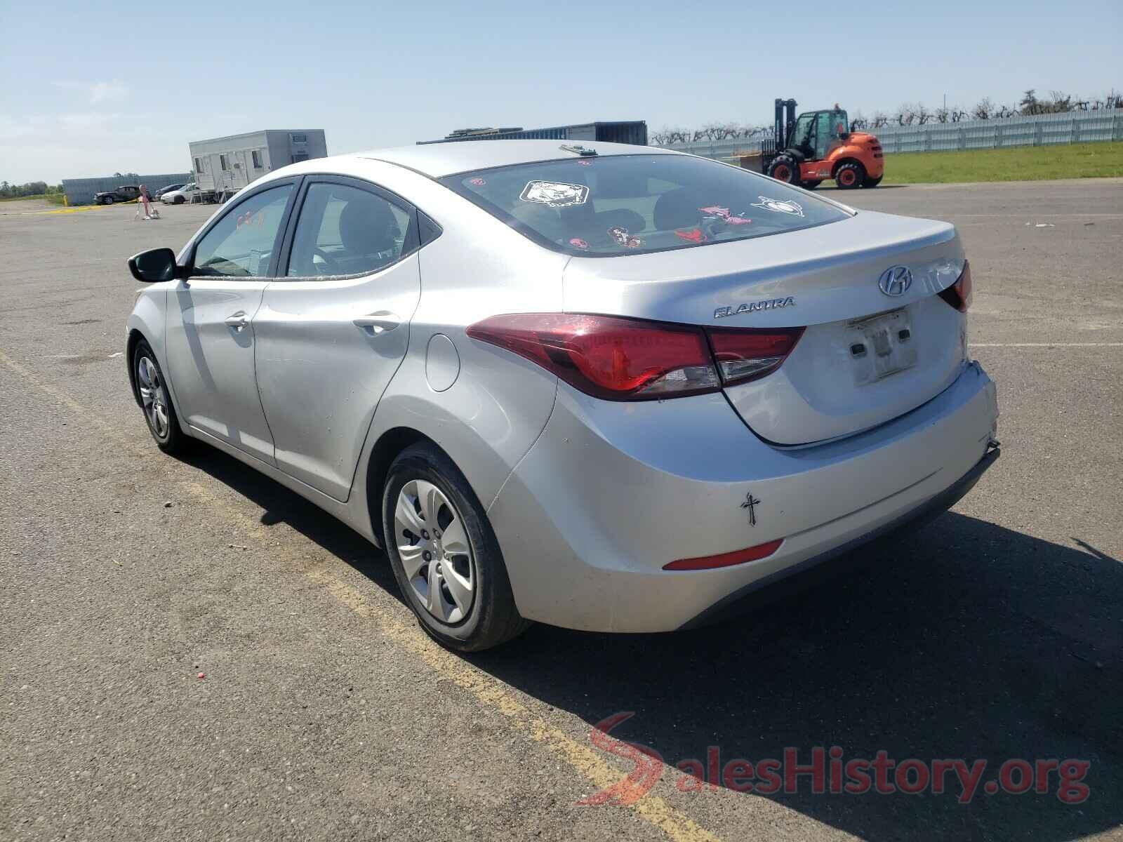 5NPDH4AEXGH714436 2016 HYUNDAI ELANTRA