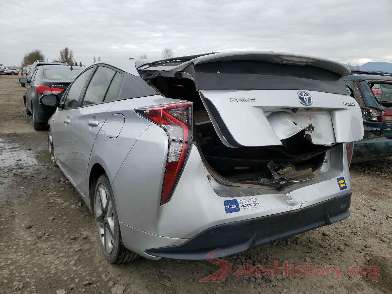 JTDKARFU9G3008532 2016 TOYOTA PRIUS