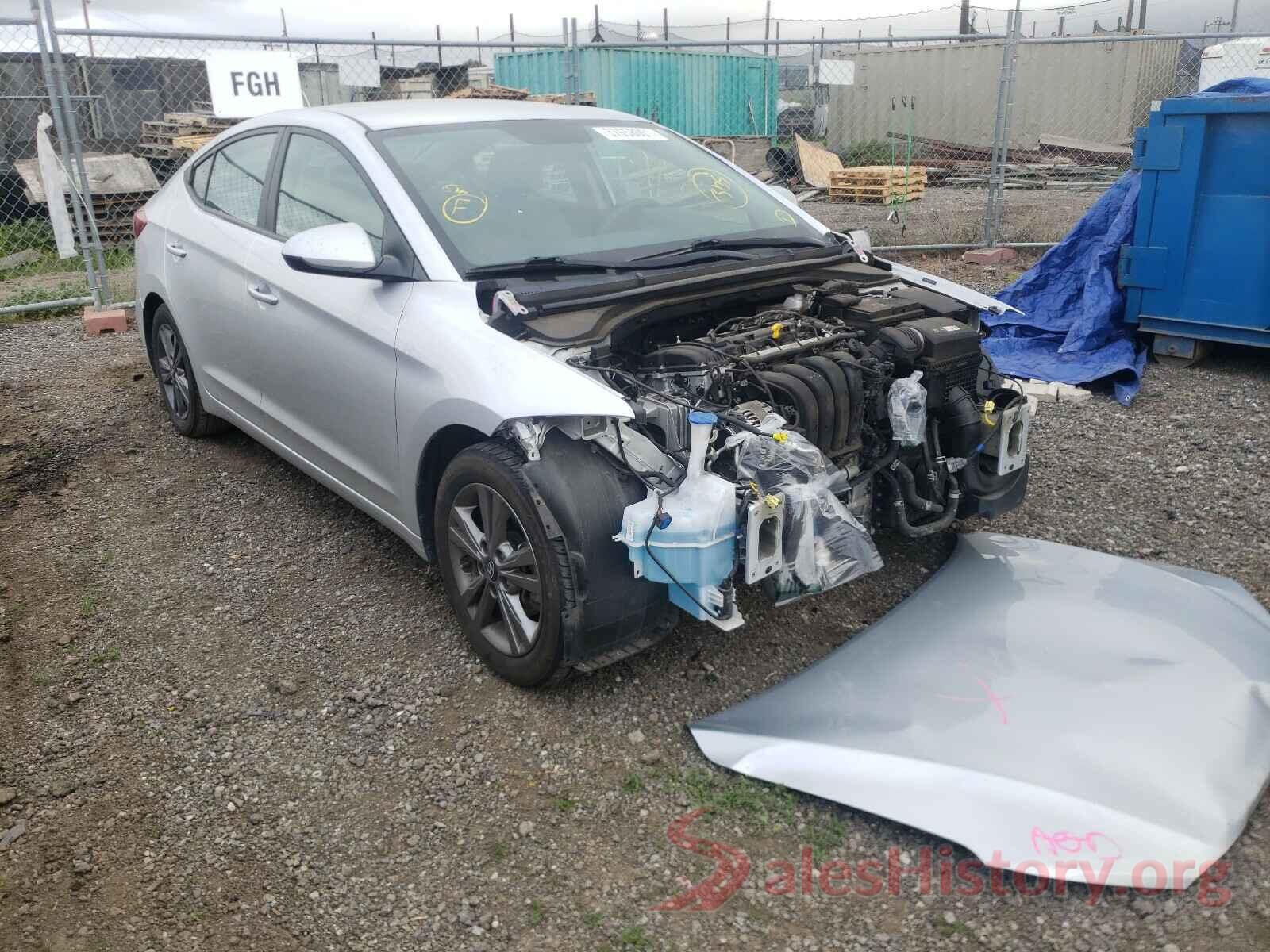 5NPD84LF6JH240899 2018 HYUNDAI ELANTRA