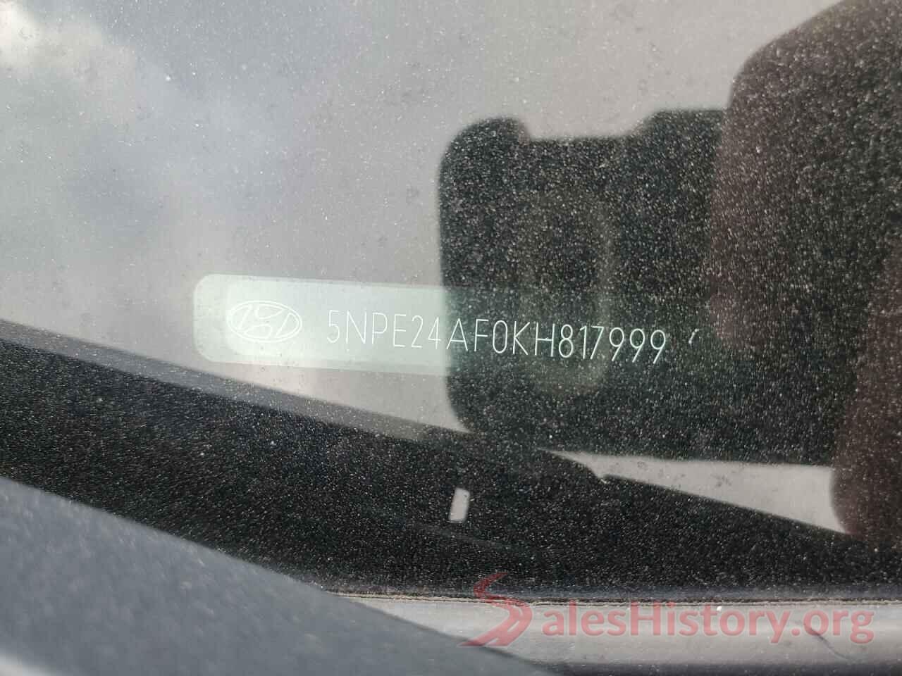 5NPE24AF0KH817999 2019 HYUNDAI SONATA