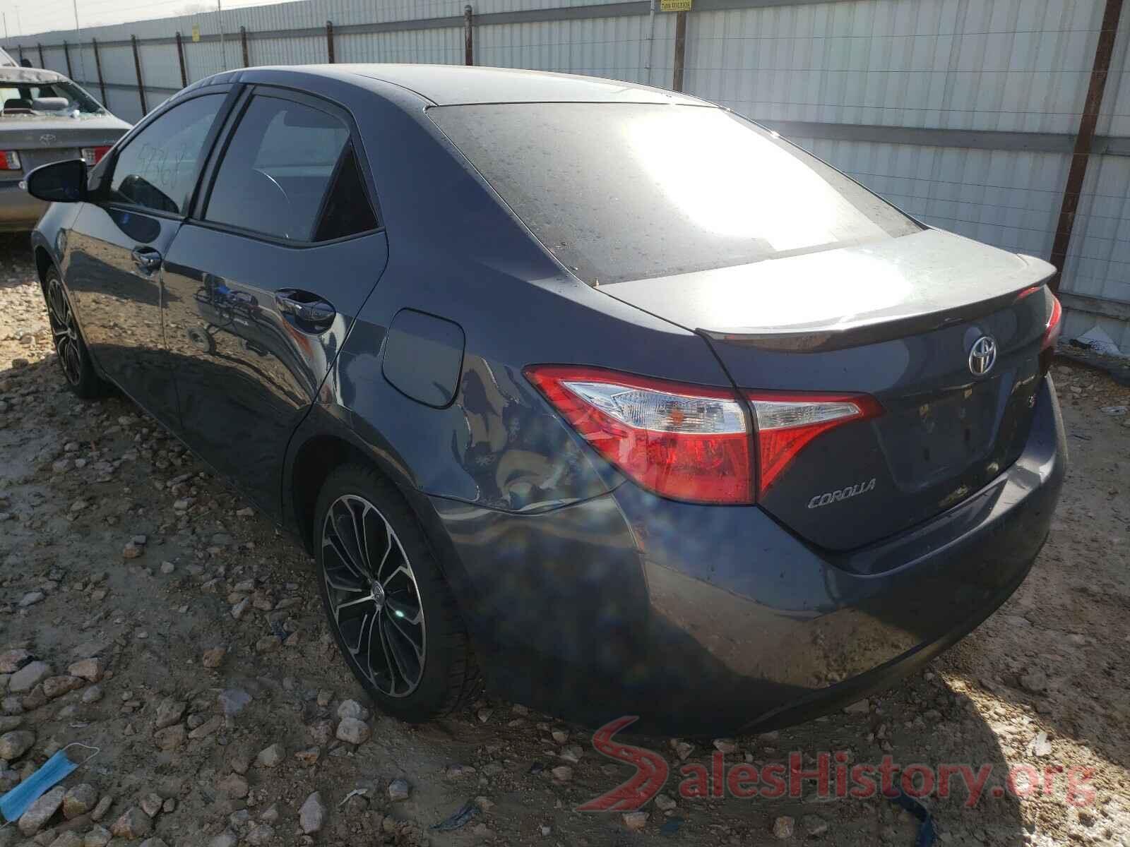 2T1BURHE4GC584243 2016 TOYOTA COROLLA