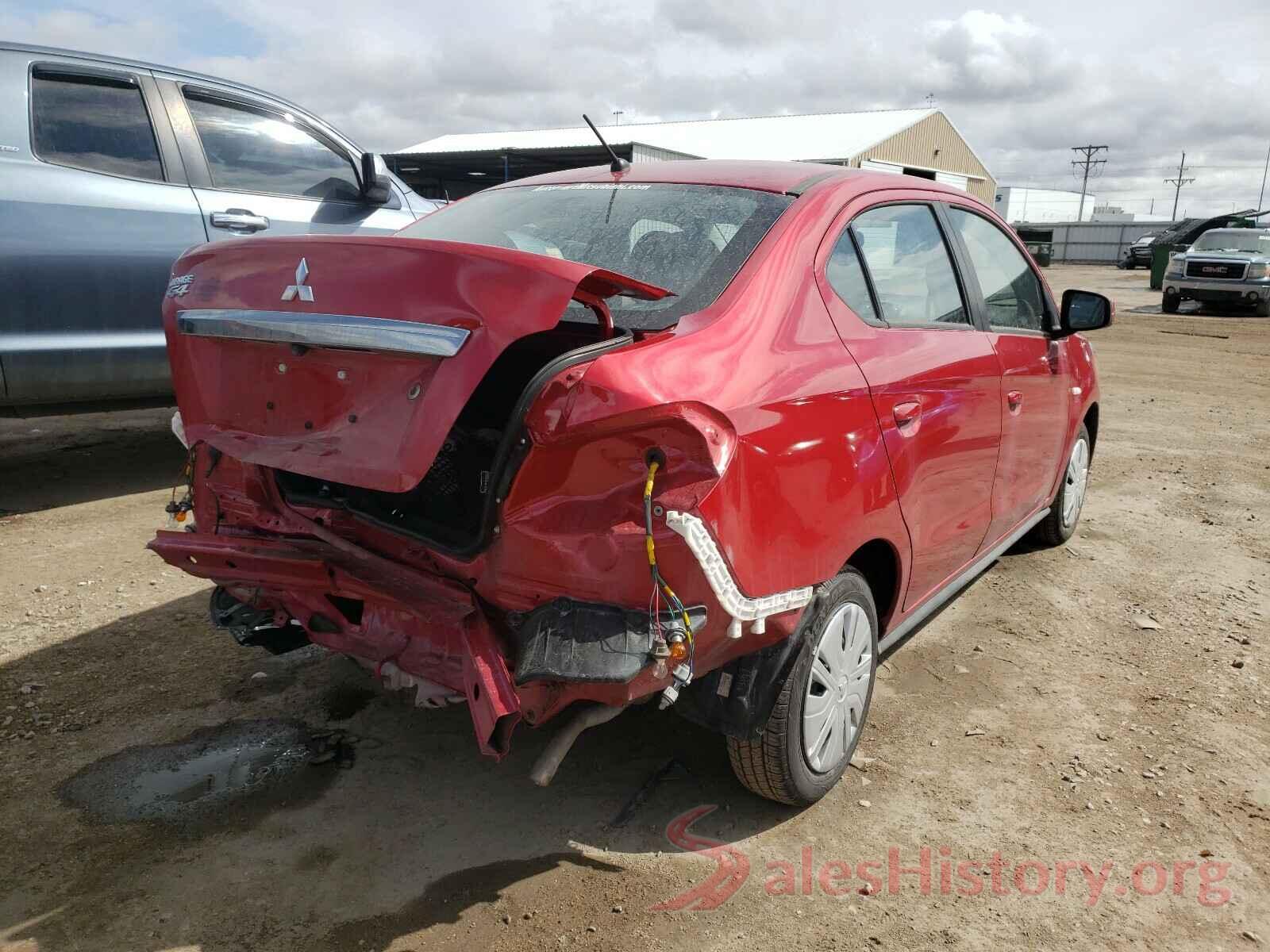 ML32F3FJ3LHF06216 2020 MITSUBISHI MIRAGE