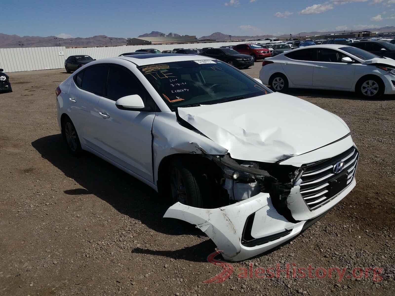 5NPD84LF7JH364437 2018 HYUNDAI ELANTRA