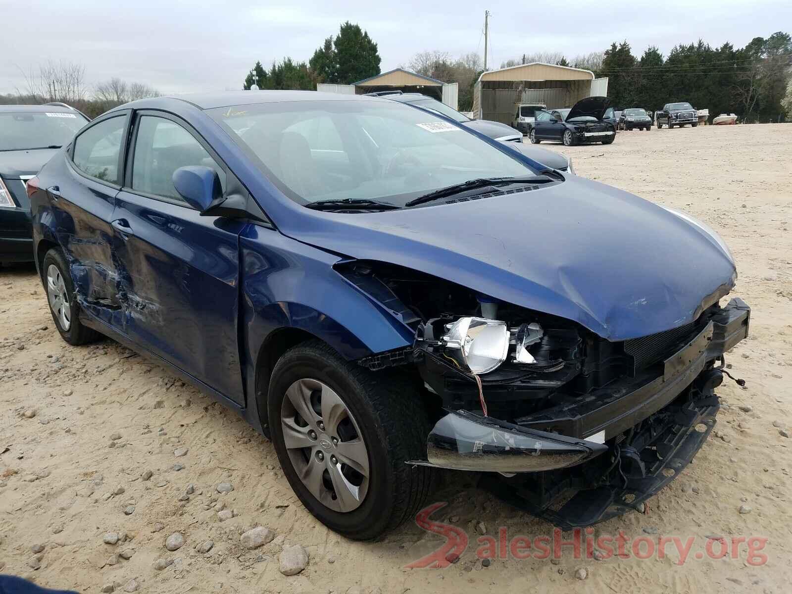 5NPDH4AE3GH772808 2016 HYUNDAI ELANTRA