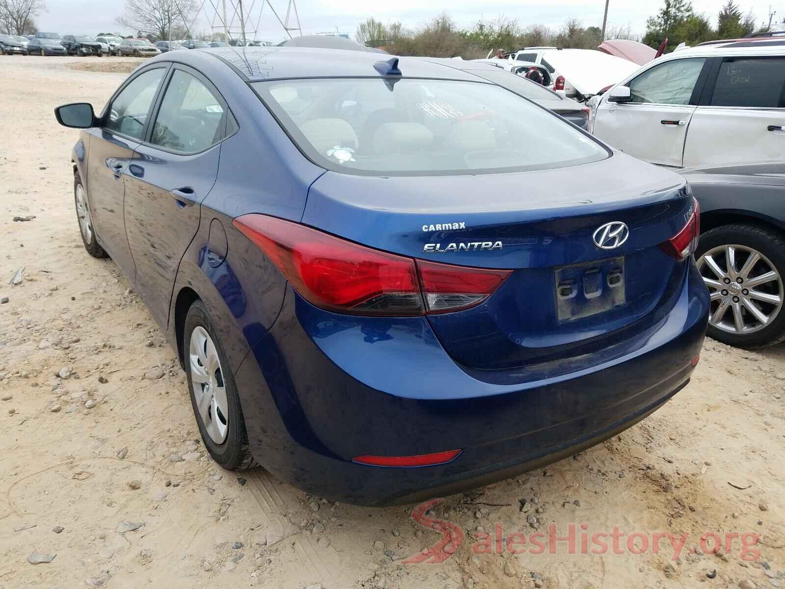 5NPDH4AE3GH772808 2016 HYUNDAI ELANTRA