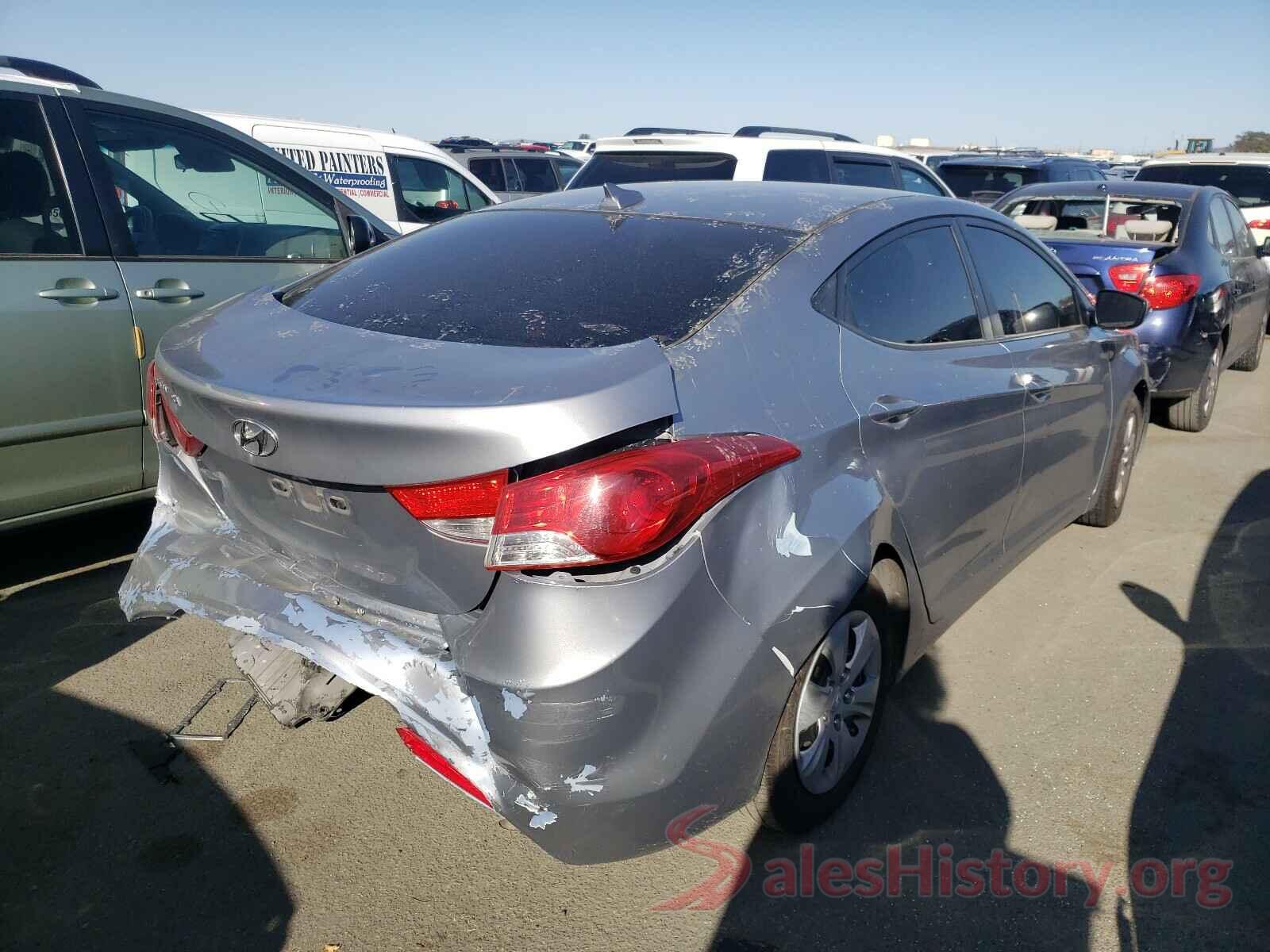 5NPDH4AE0GH705535 2016 HYUNDAI ELANTRA