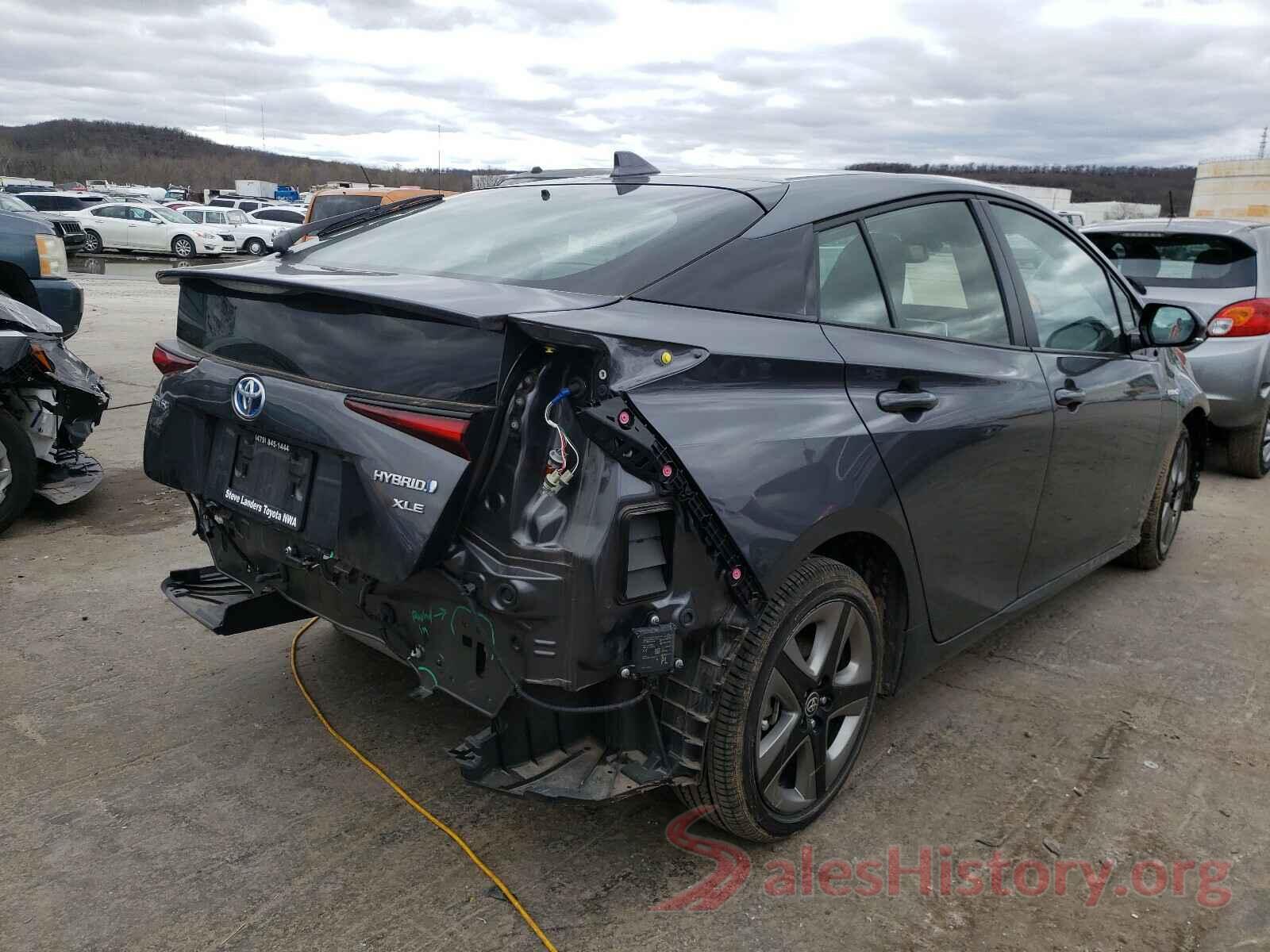 JTDKARFU7K3083397 2019 TOYOTA PRIUS