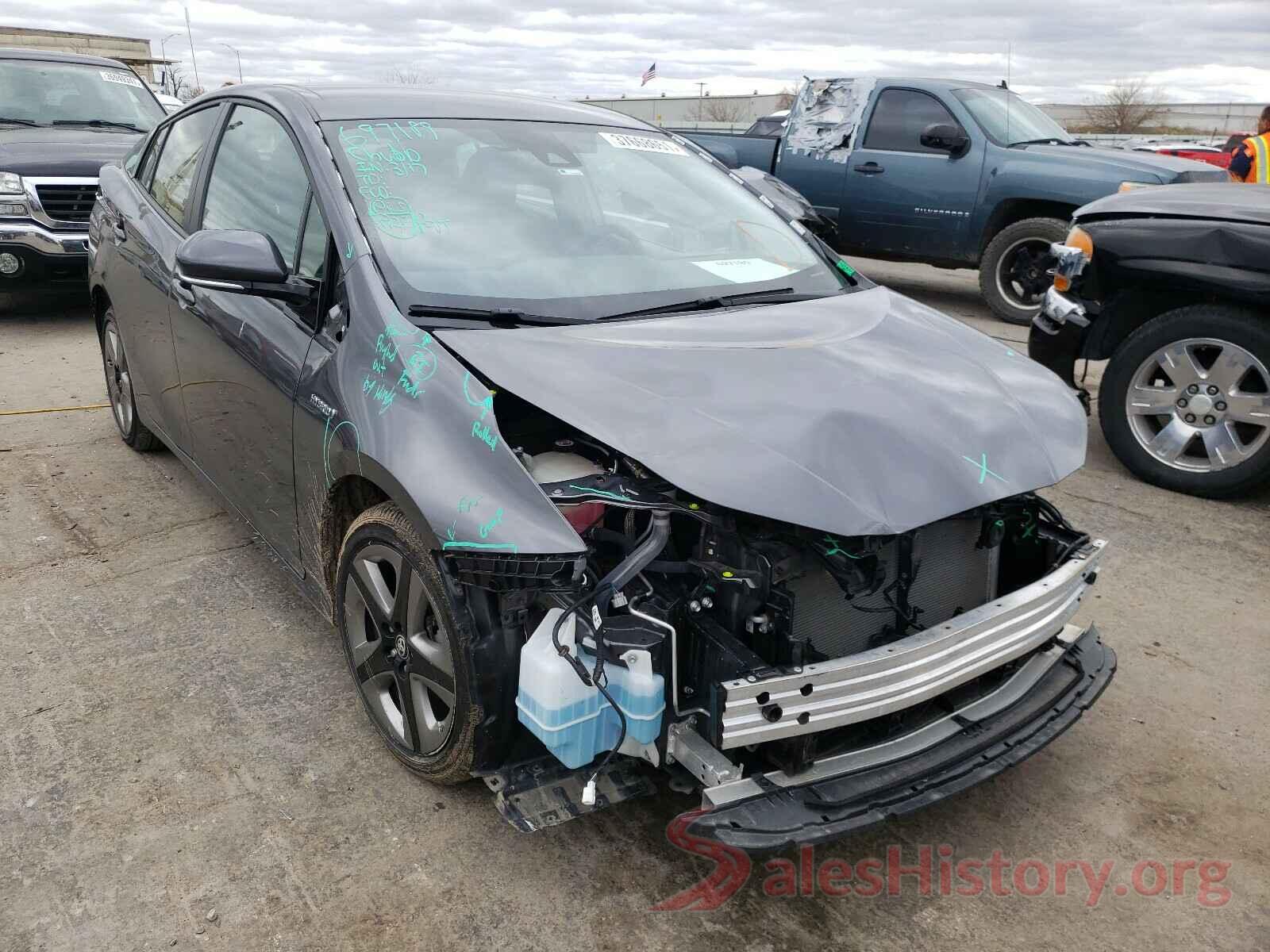 JTDKARFU7K3083397 2019 TOYOTA PRIUS