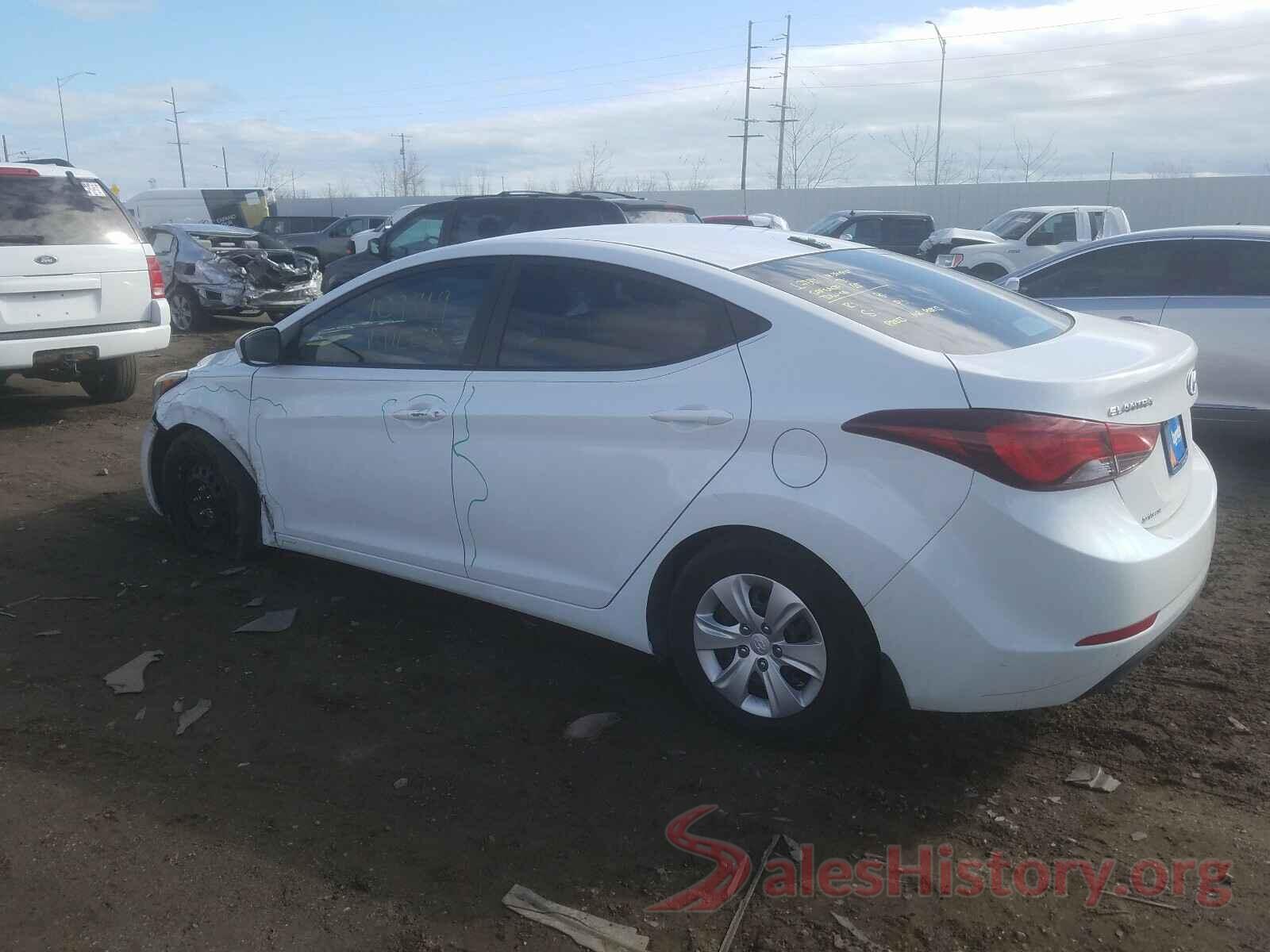 5NPDH4AE6GH757638 2016 HYUNDAI ELANTRA