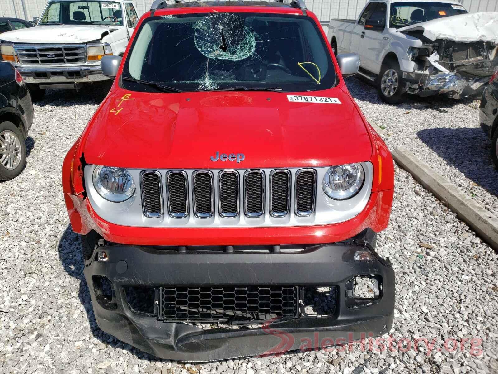 ZACCJBDT8GPD58199 2016 JEEP RENEGADE