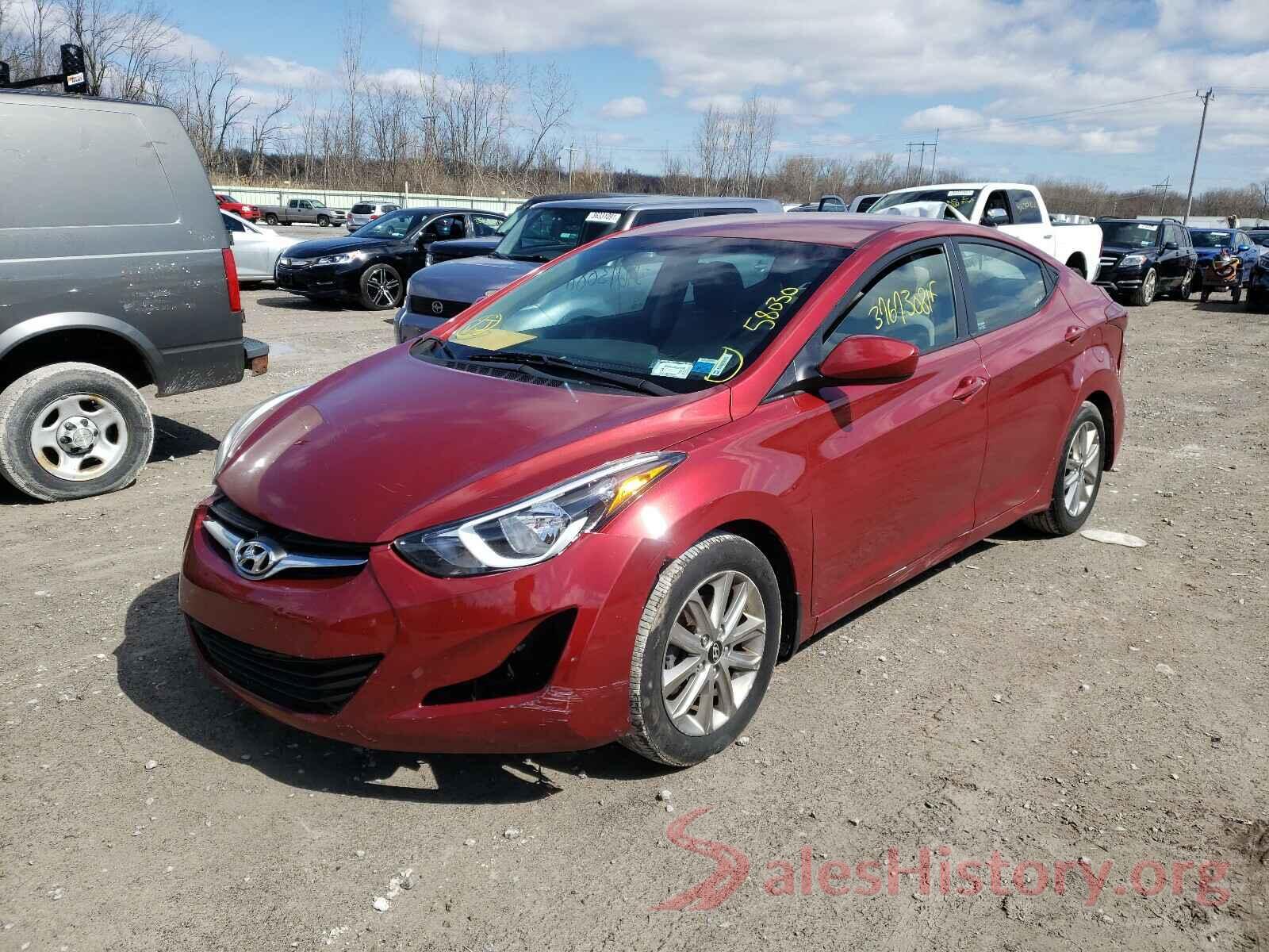 5NPDH4AE2GH661778 2016 HYUNDAI ELANTRA