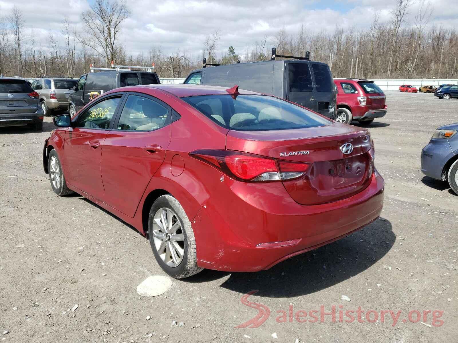 5NPDH4AE2GH661778 2016 HYUNDAI ELANTRA