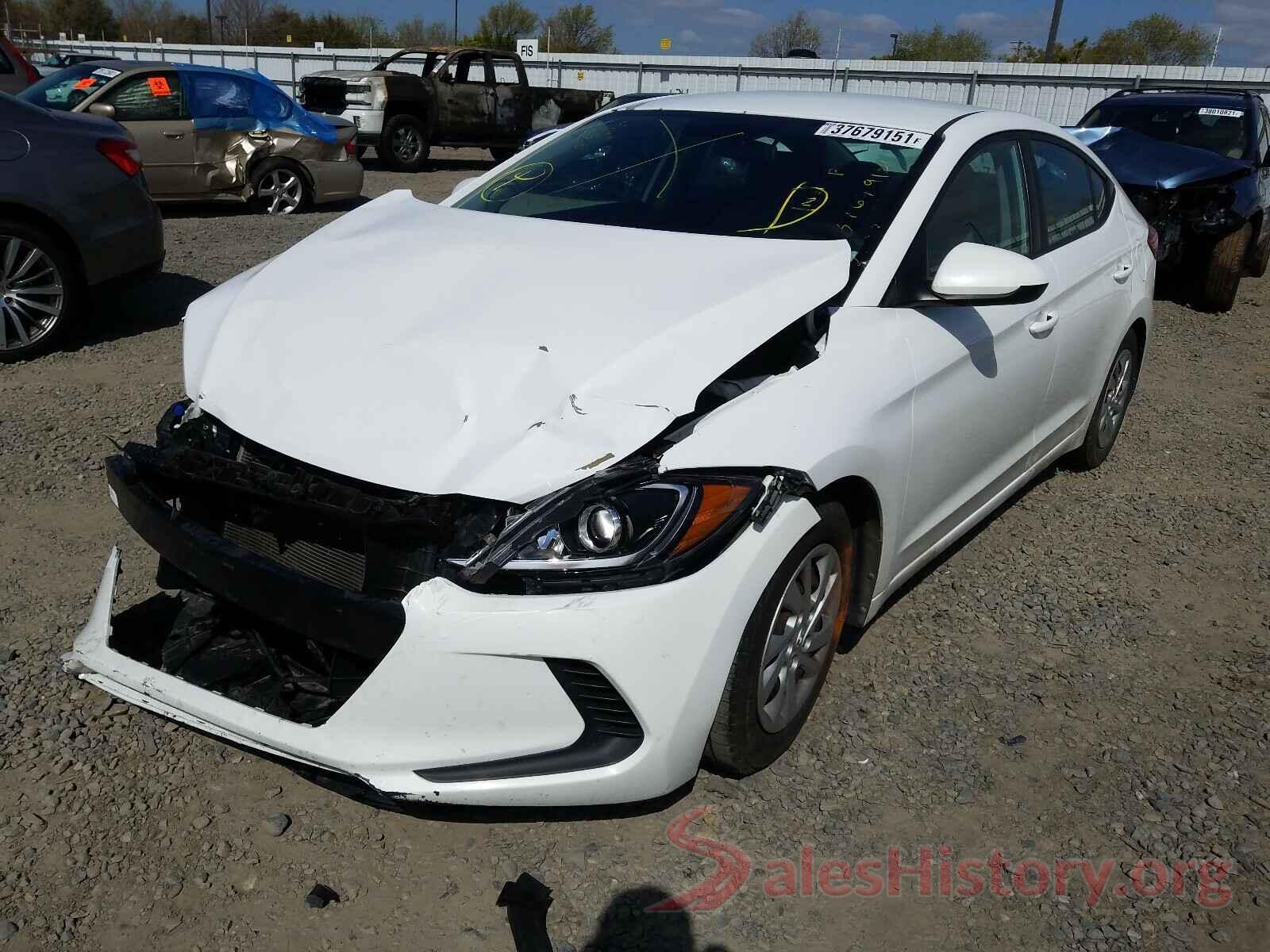 5NPD74LF2HH190838 2017 HYUNDAI ELANTRA