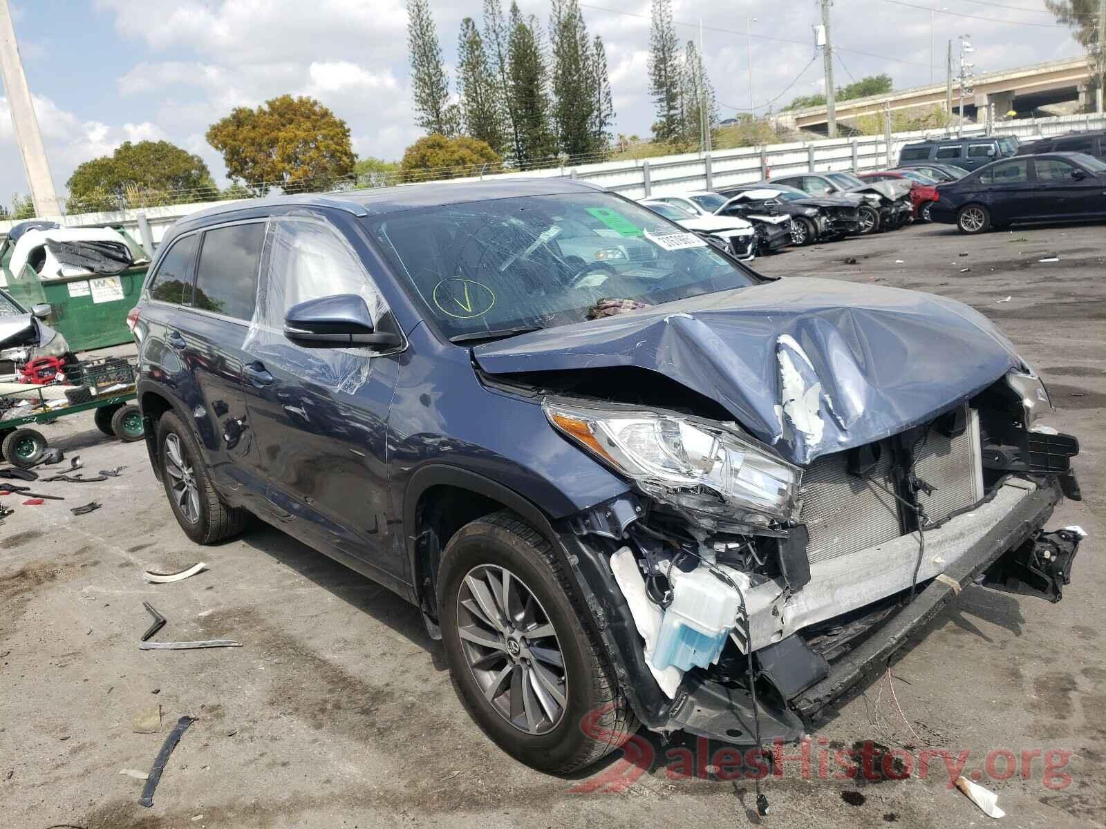 5TDJZRFH5JS866108 2018 TOYOTA HIGHLANDER