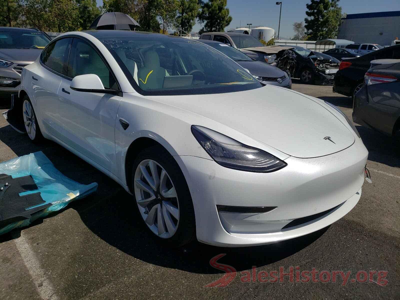 5YJ3E1EB6KF470004 2019 TESLA MODEL 3