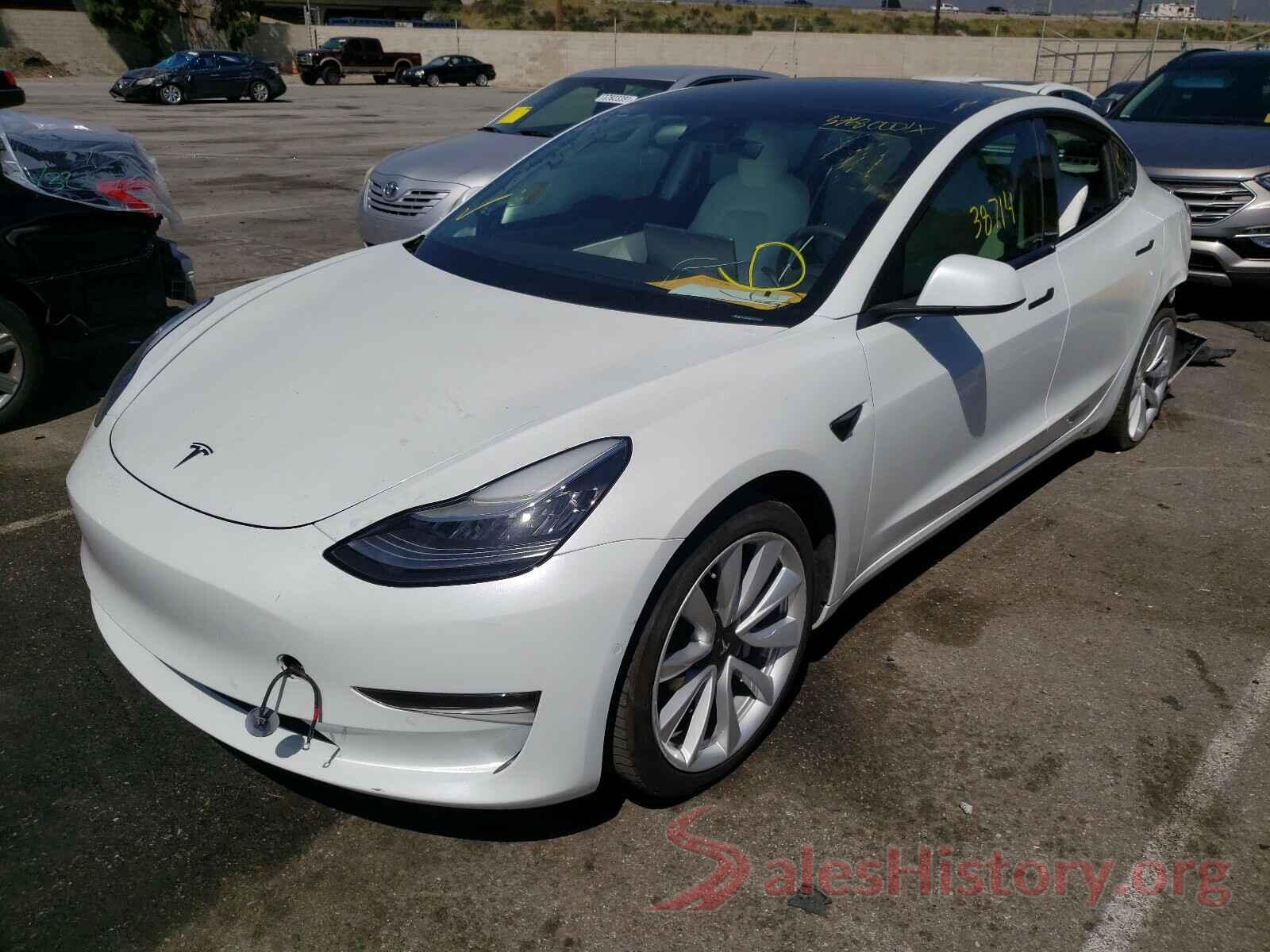 5YJ3E1EB6KF470004 2019 TESLA MODEL 3