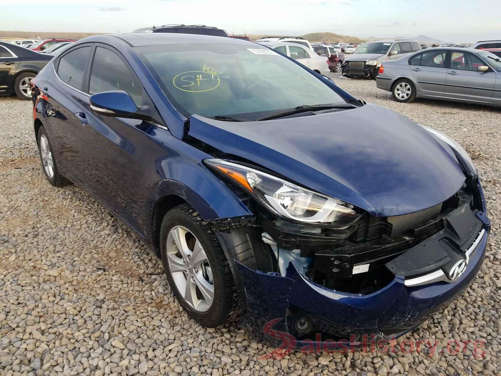 5NPDH4AE9GH784395 2016 HYUNDAI ELANTRA