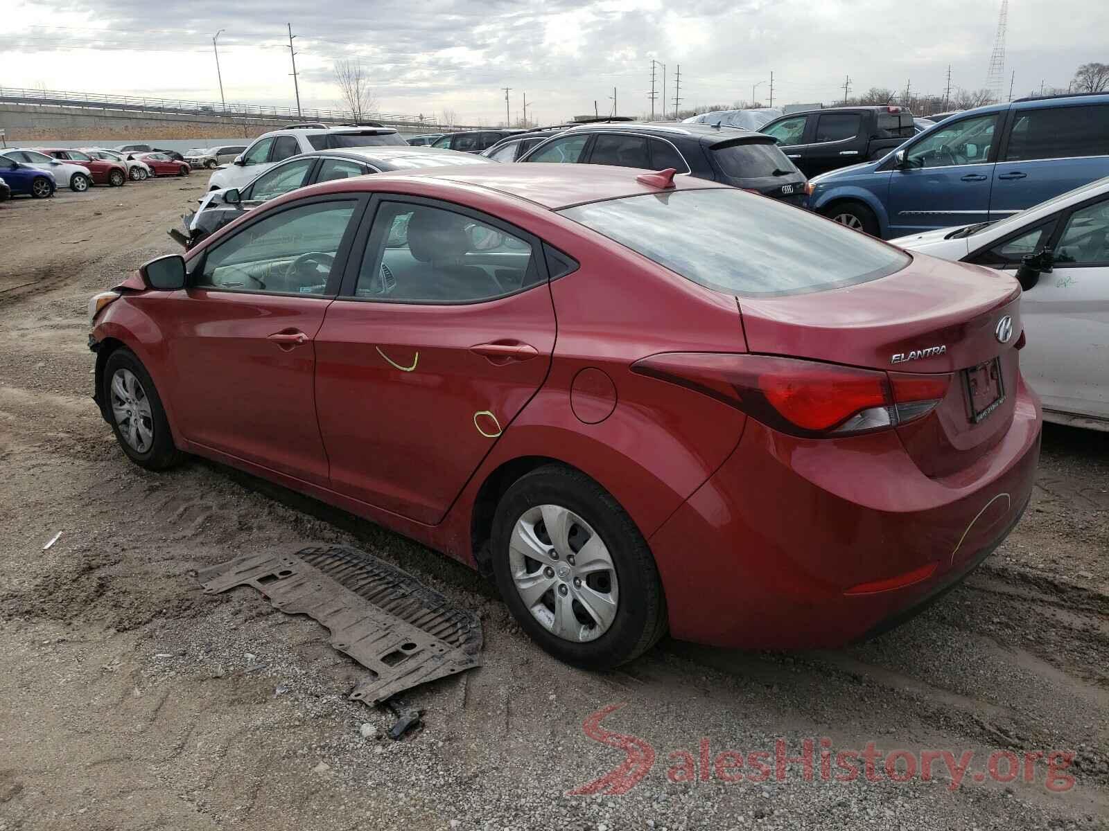 5NPDH4AE5GH783423 2016 HYUNDAI ELANTRA