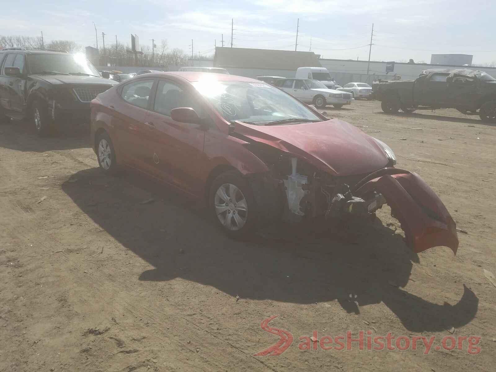 5NPDH4AE5GH783423 2016 HYUNDAI ELANTRA