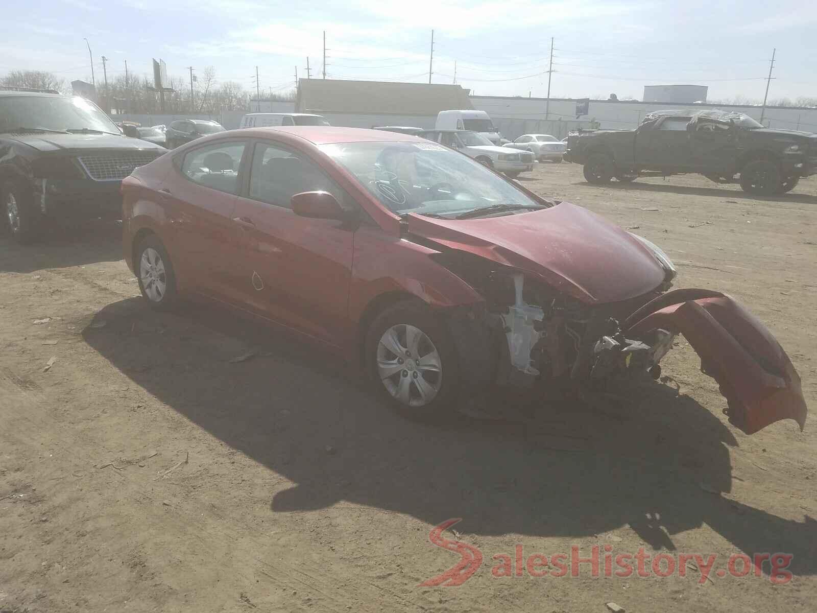 5NPDH4AE5GH783423 2016 HYUNDAI ELANTRA