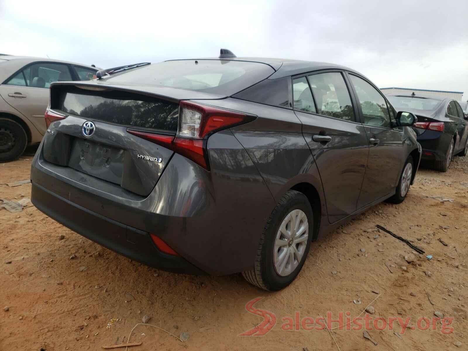 JTDKARFU6L3106881 2020 TOYOTA PRIUS