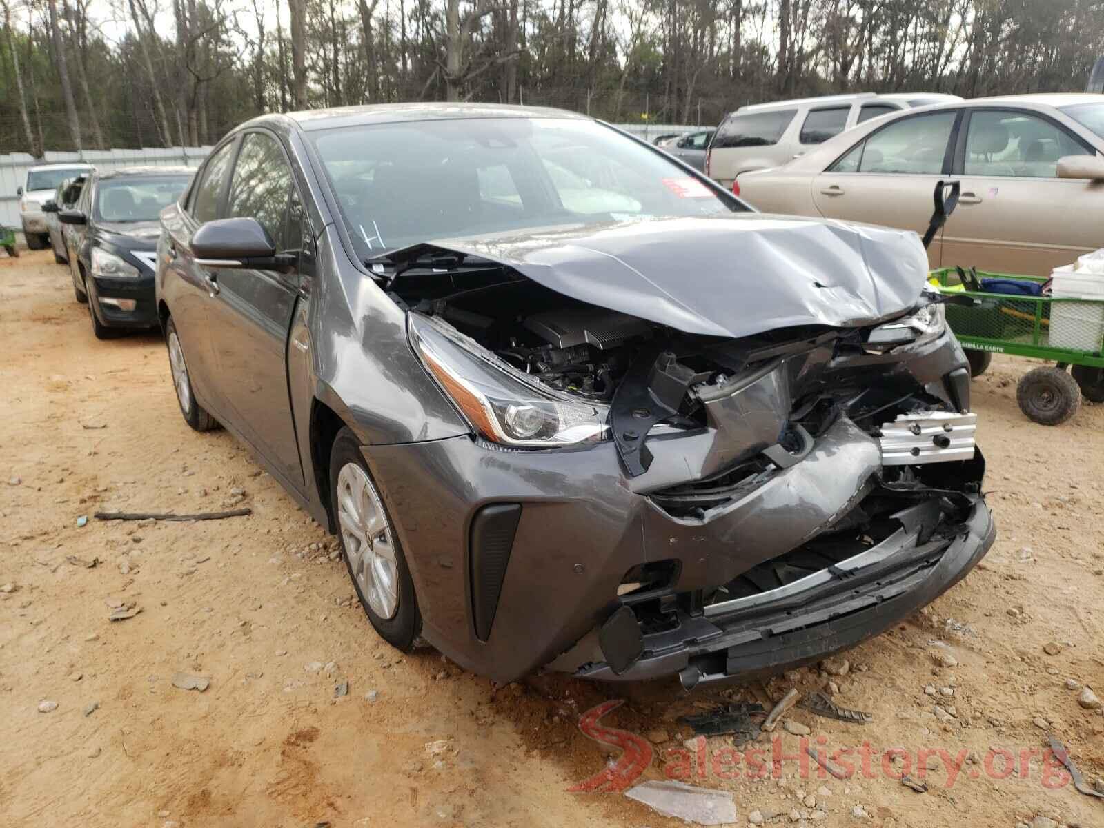 JTDKARFU6L3106881 2020 TOYOTA PRIUS