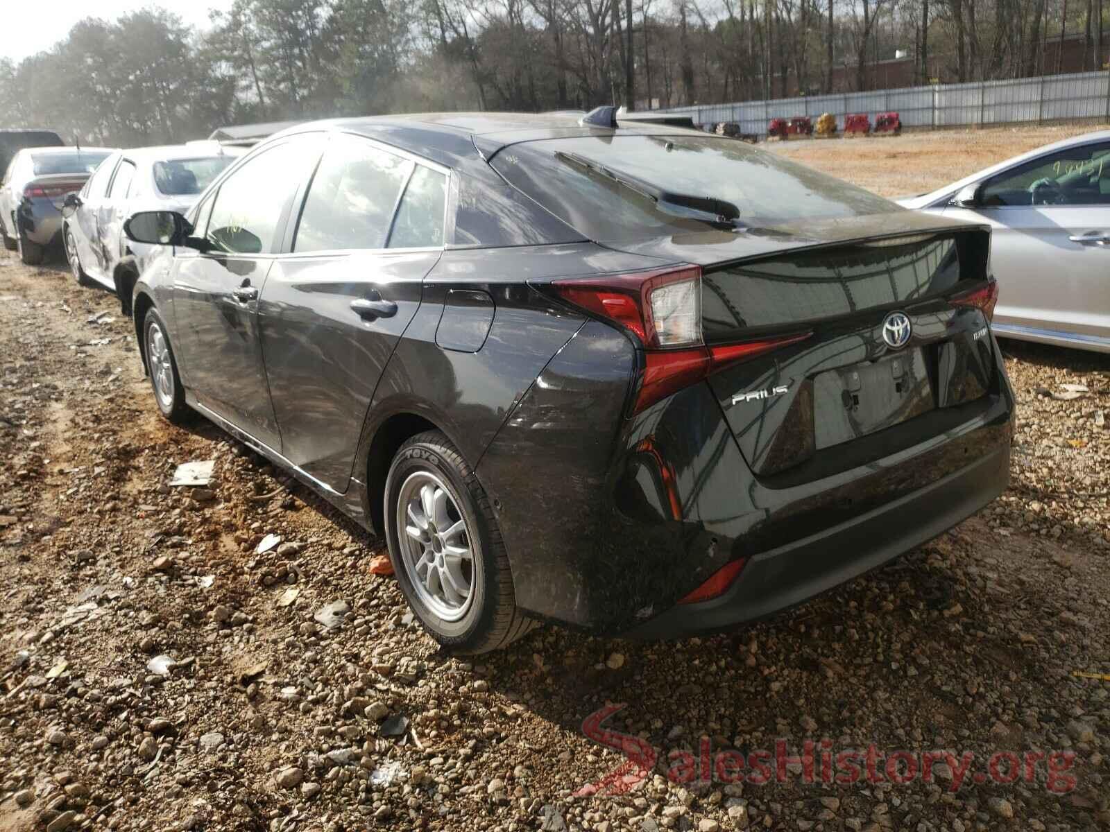 JTDKARFU8K3087250 2019 TOYOTA PRIUS