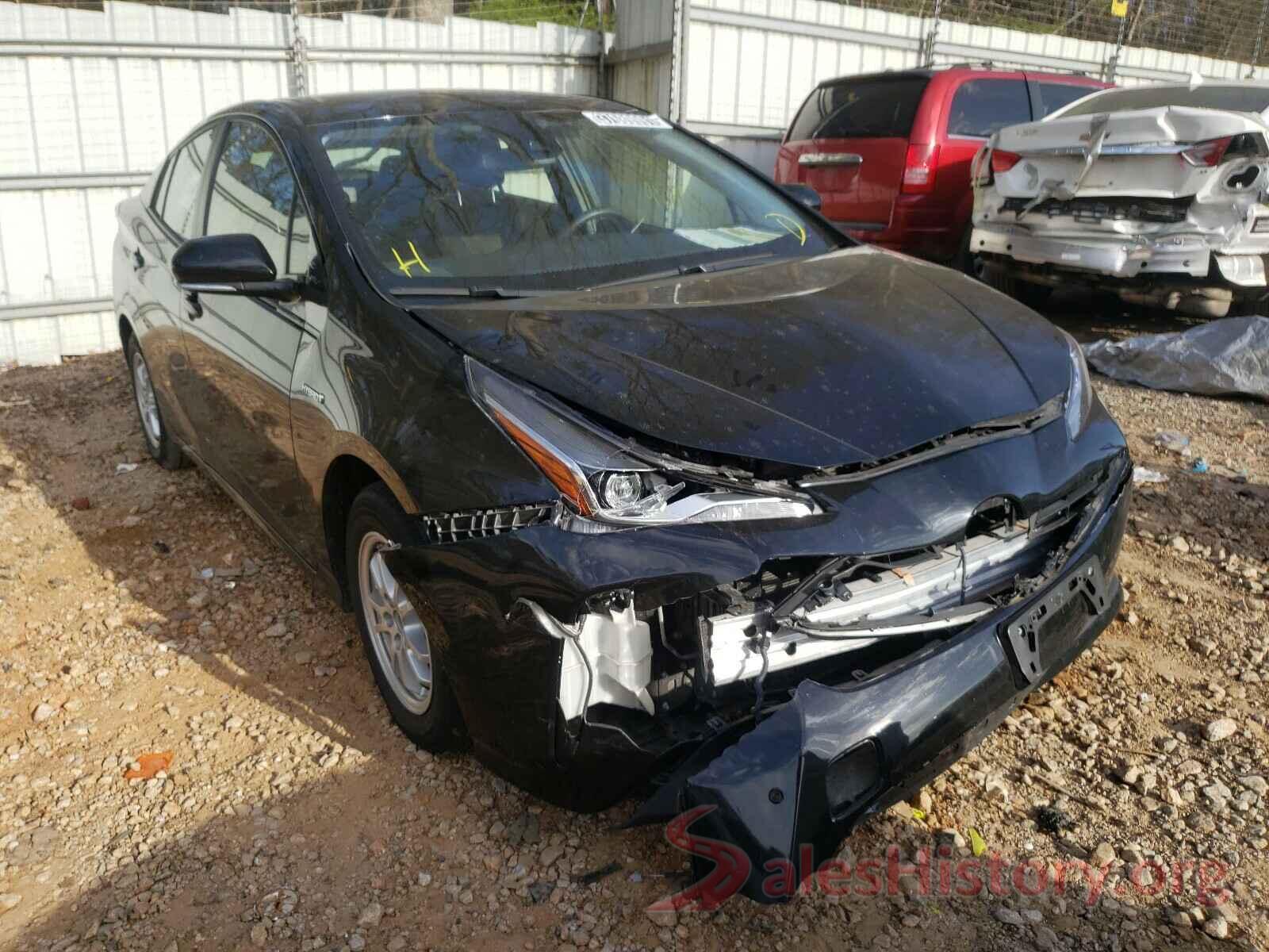 JTDKARFU8K3087250 2019 TOYOTA PRIUS