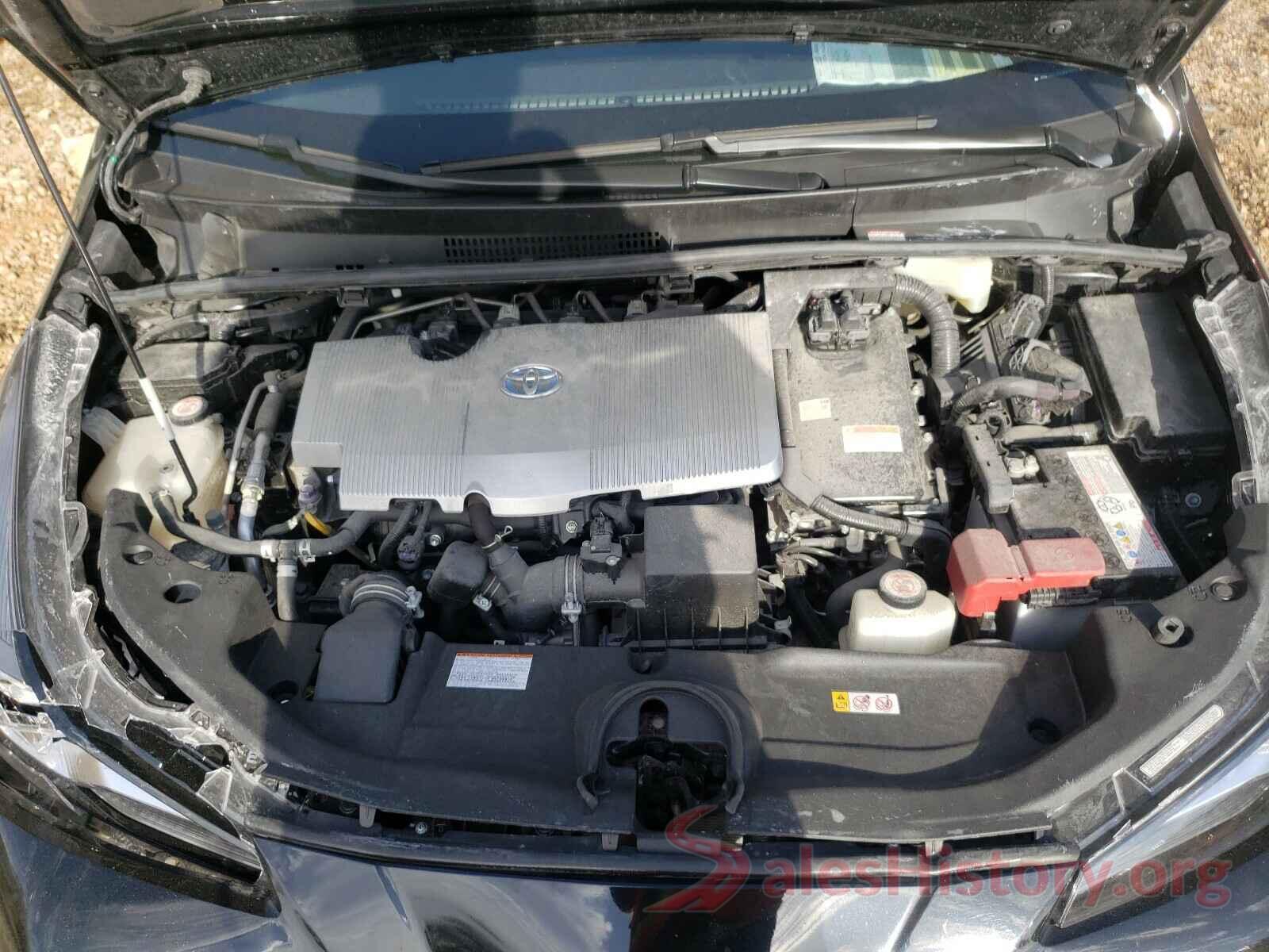 JTDKARFU8K3087250 2019 TOYOTA PRIUS