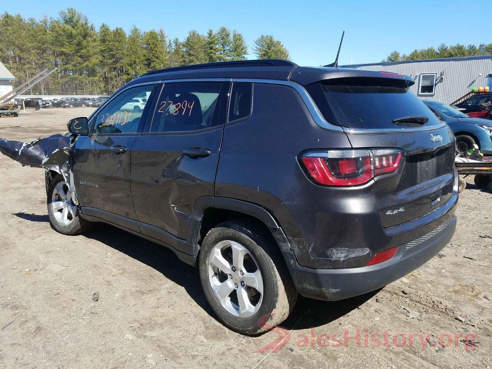 3C4NJDBB7JT325922 2018 JEEP COMPASS