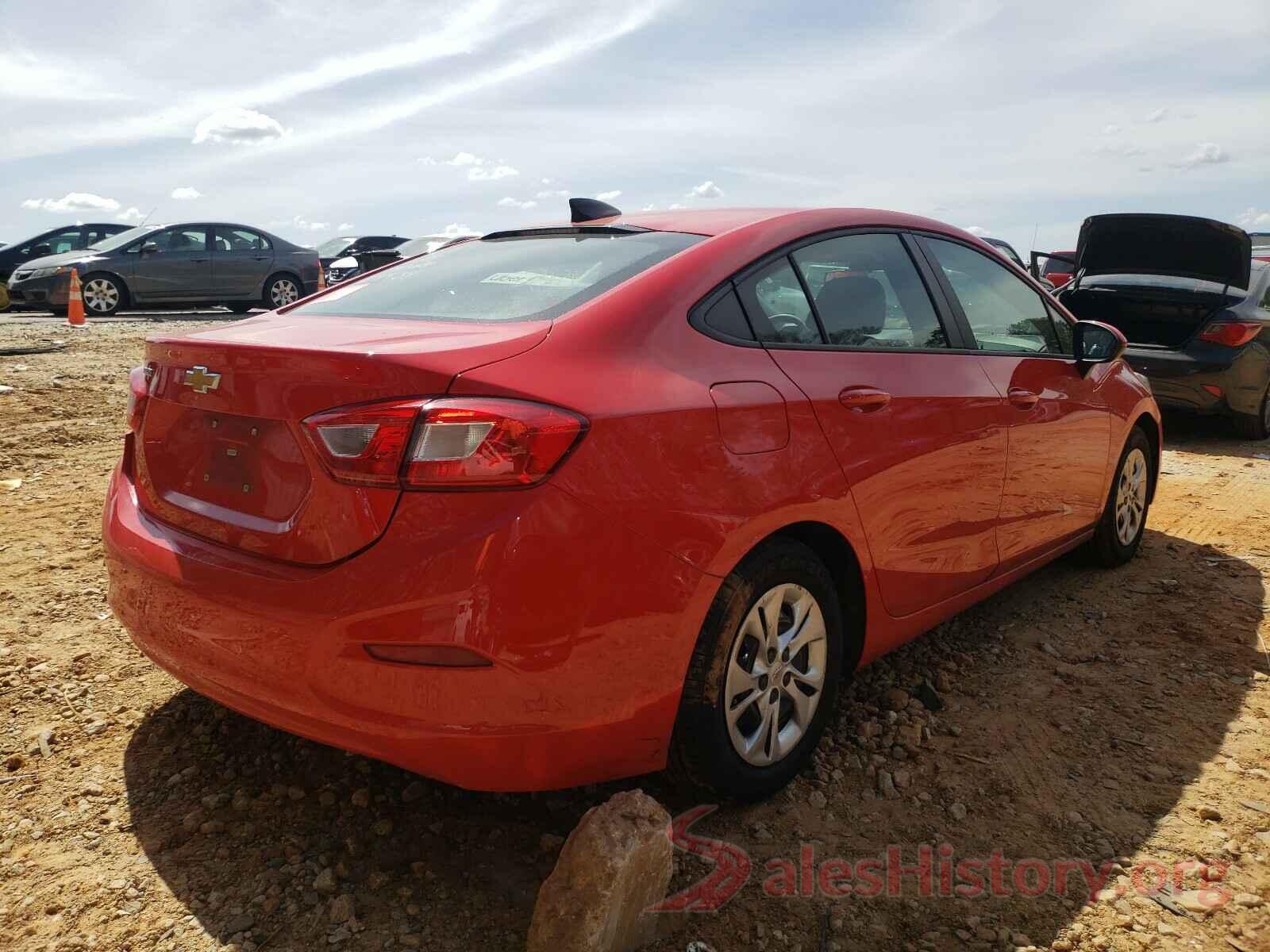 1G1BJ5SMXK7104484 2019 CHEVROLET CRUZE