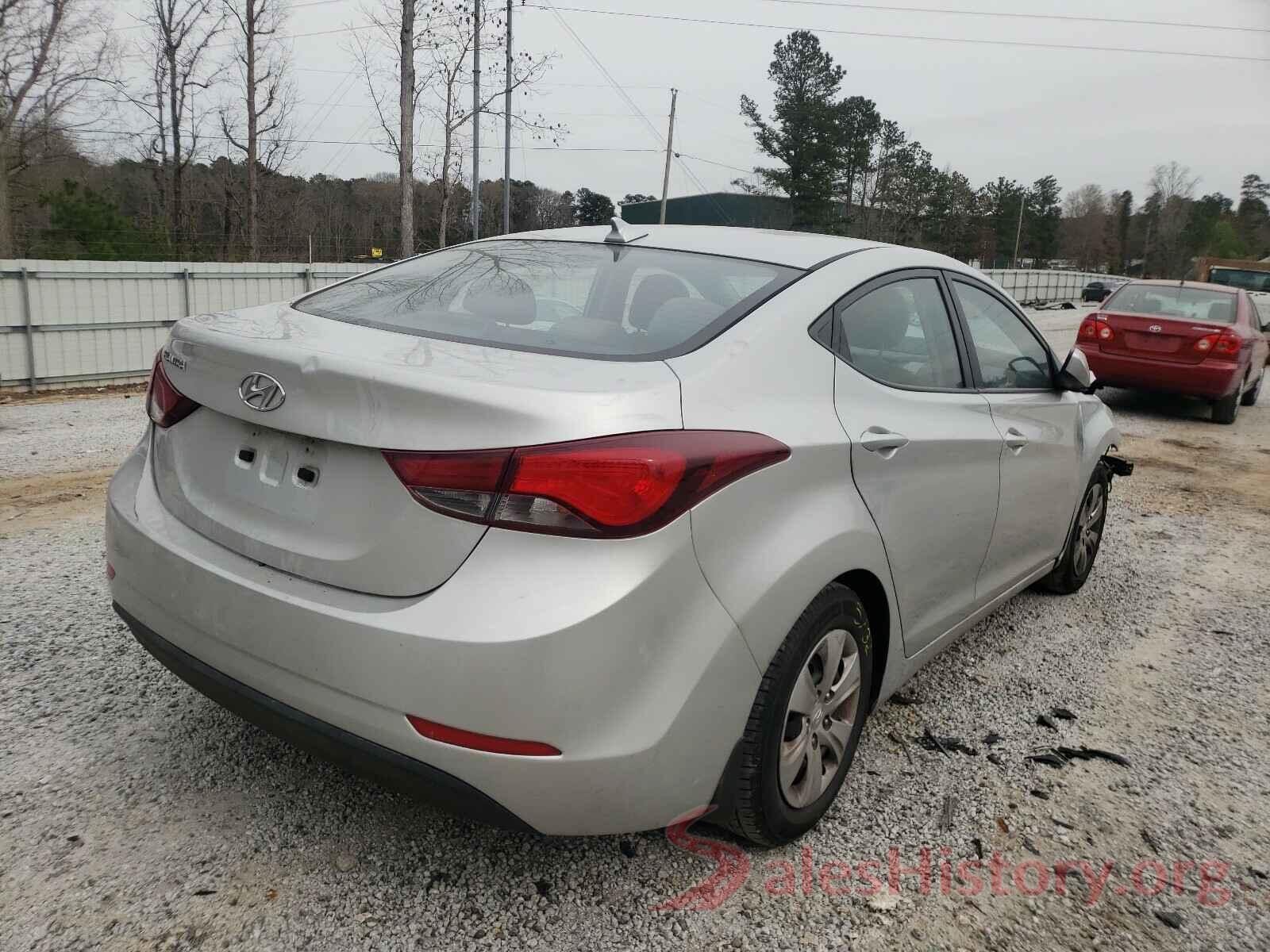 5NPDH4AE0GH756887 2016 HYUNDAI ELANTRA