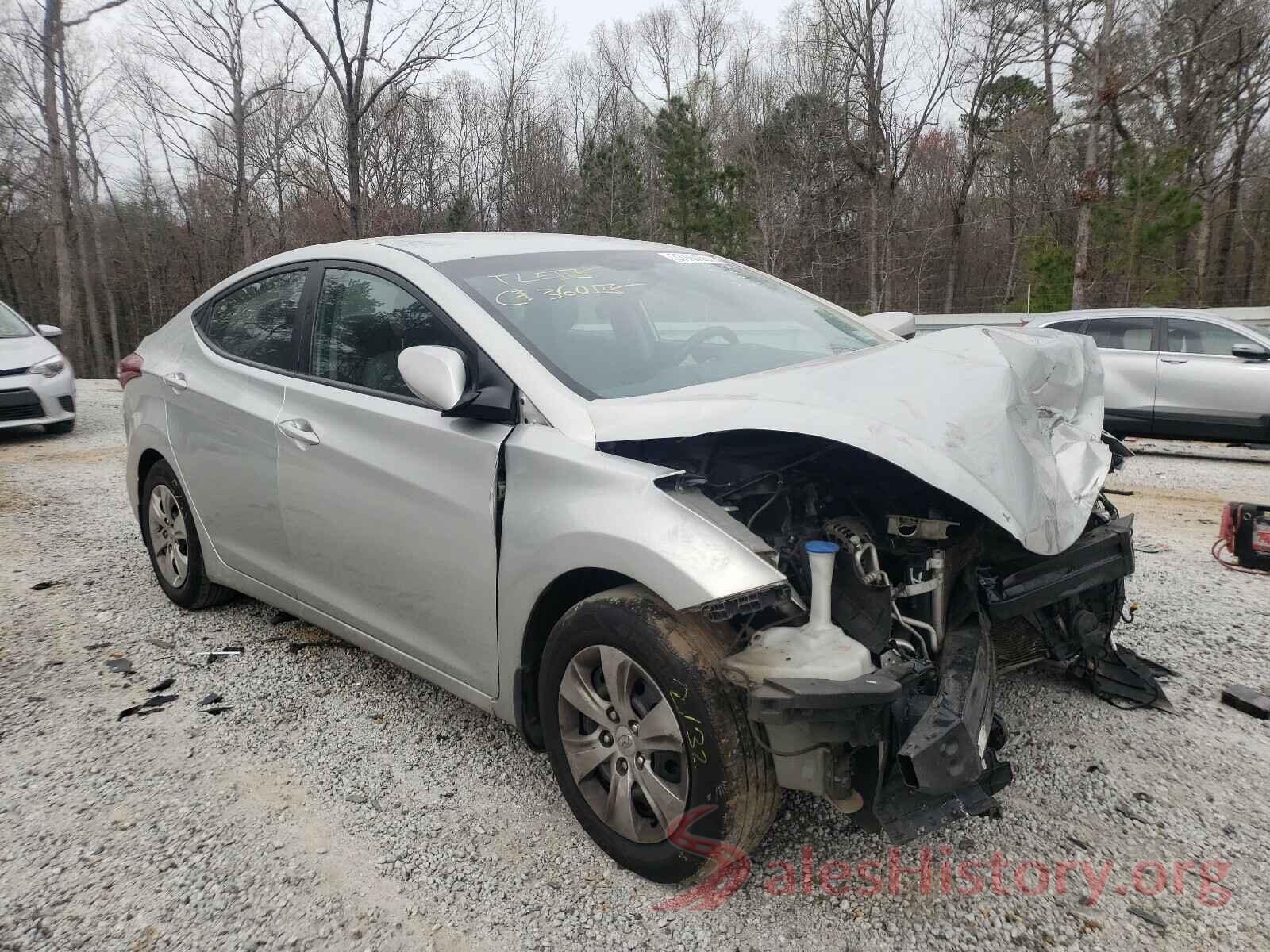 5NPDH4AE0GH756887 2016 HYUNDAI ELANTRA