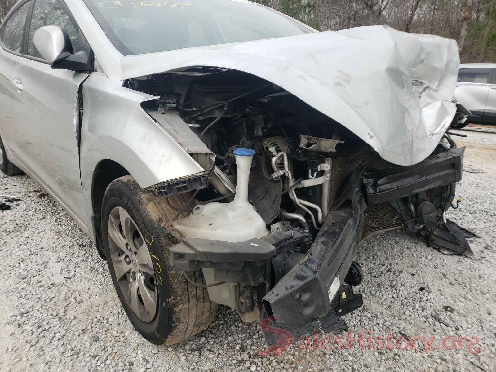 5NPDH4AE0GH756887 2016 HYUNDAI ELANTRA