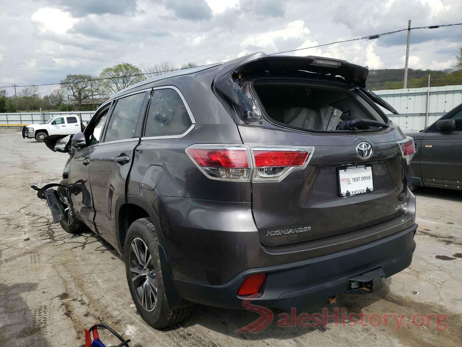 5TDJKRFH1GS505116 2016 TOYOTA HIGHLANDER