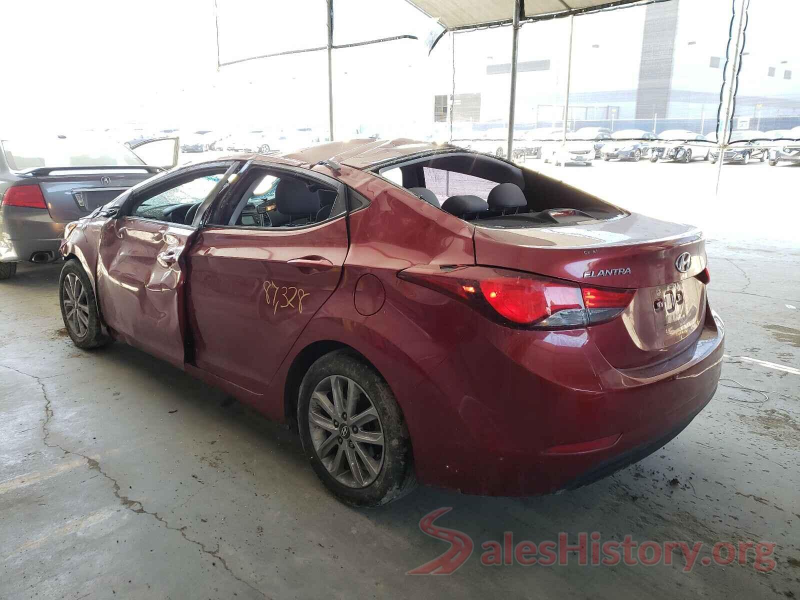 5NPDH4AE7GH771306 2016 HYUNDAI ELANTRA