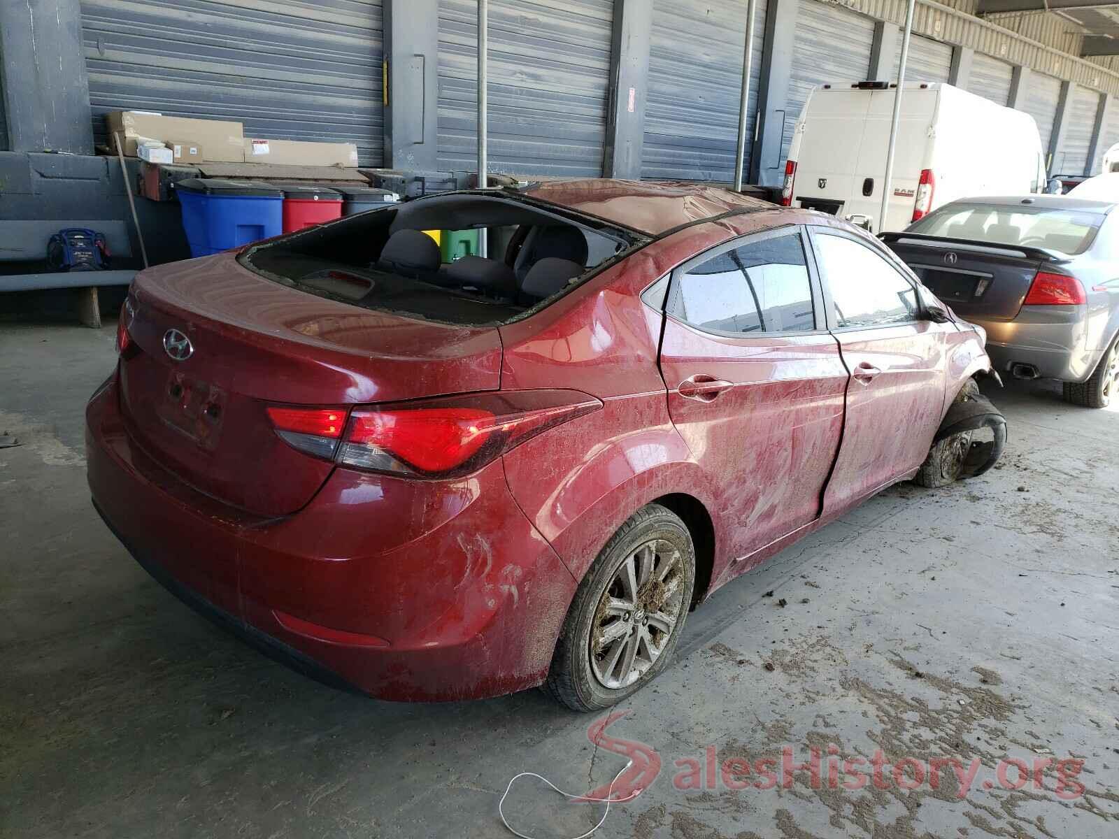 5NPDH4AE7GH771306 2016 HYUNDAI ELANTRA