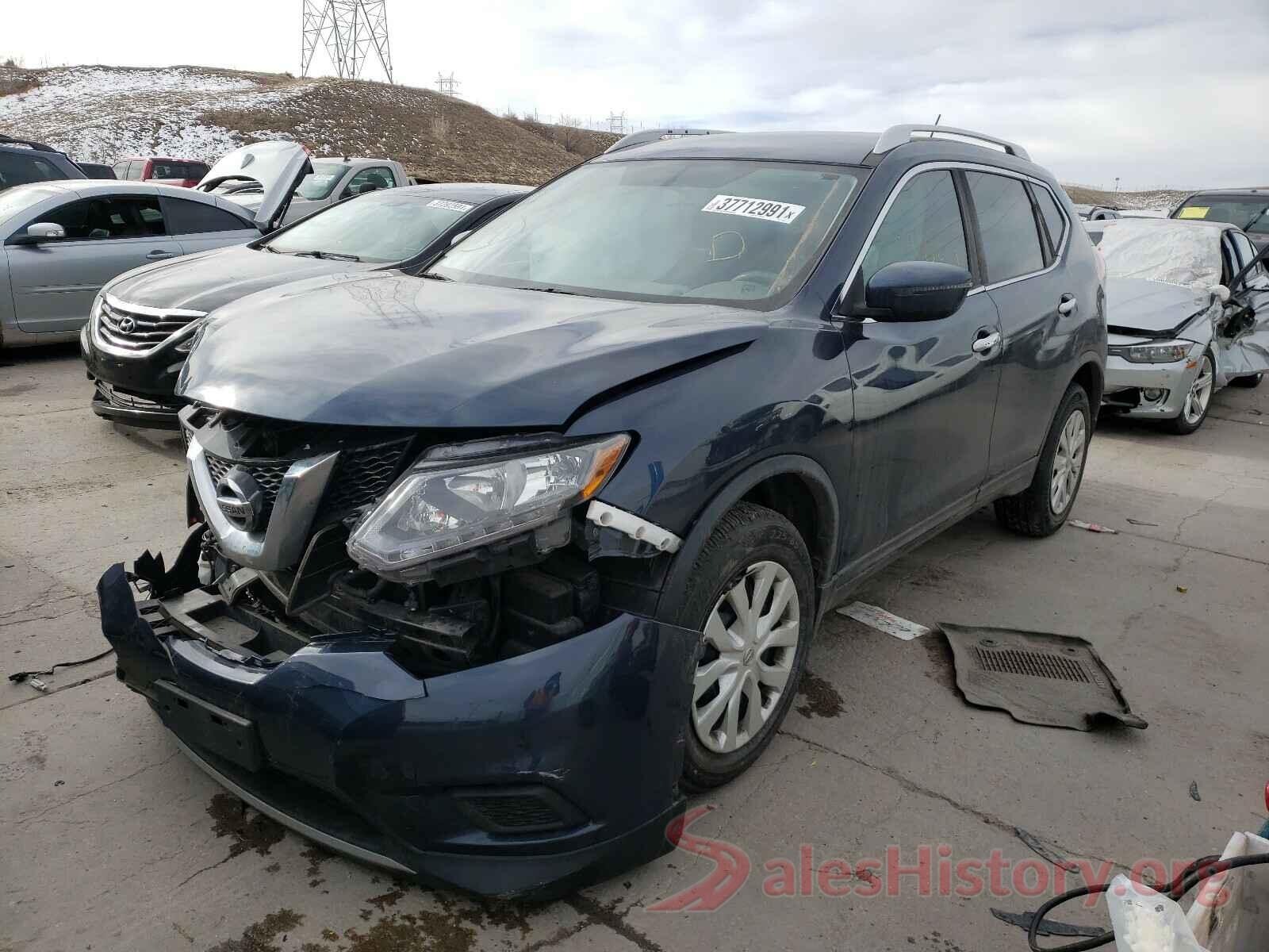 KNMAT2MV7GP711080 2016 NISSAN ROGUE