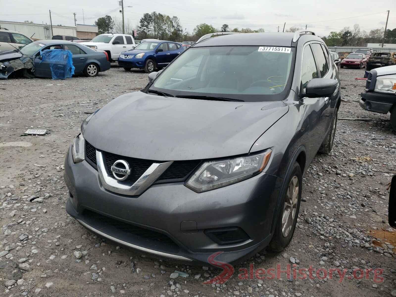 KNMAT2MT4GP735318 2016 NISSAN ROGUE