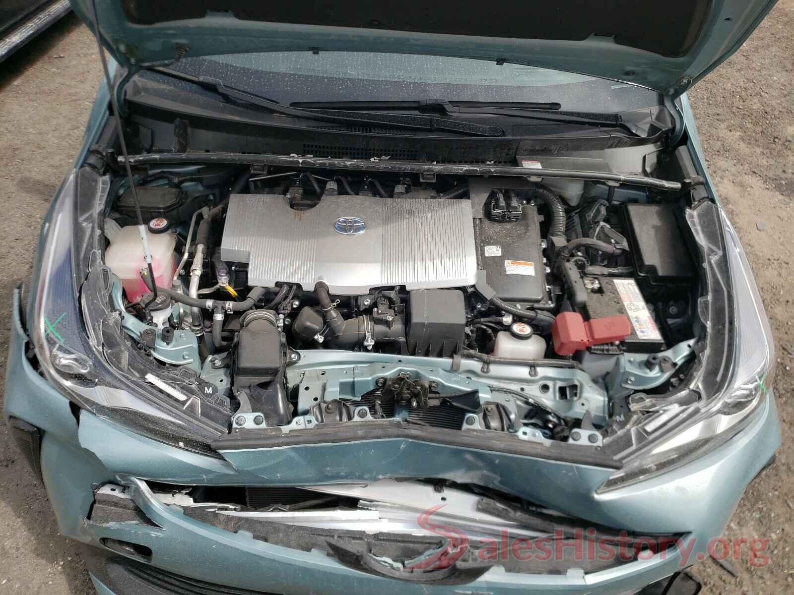 JTDKARFU7K3091693 2019 TOYOTA PRIUS