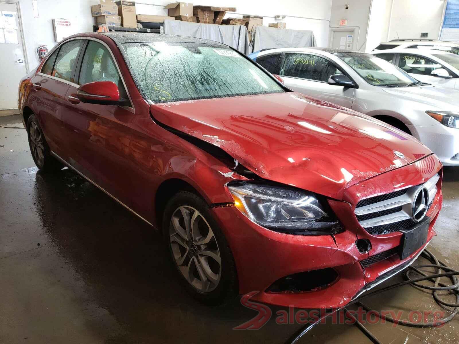 55SWF4KBXJU235666 2018 MERCEDES-BENZ C CLASS