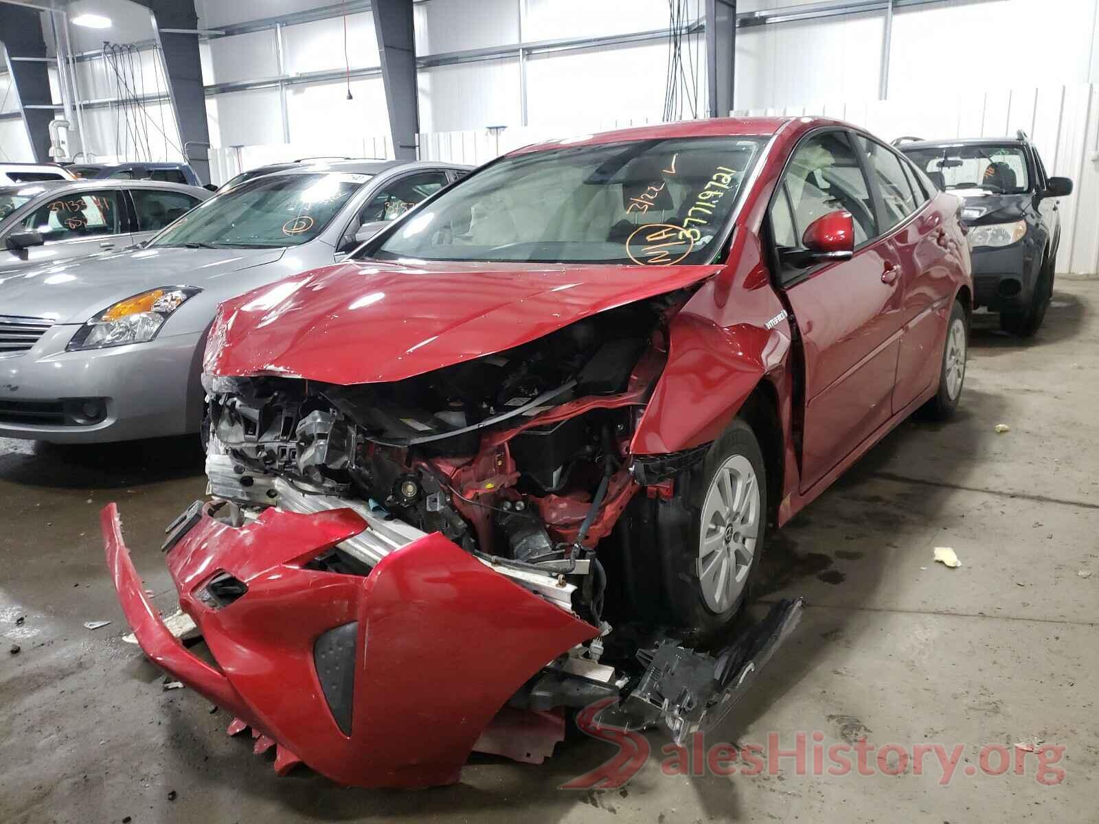 JTDKBRFU2G3504849 2016 TOYOTA PRIUS