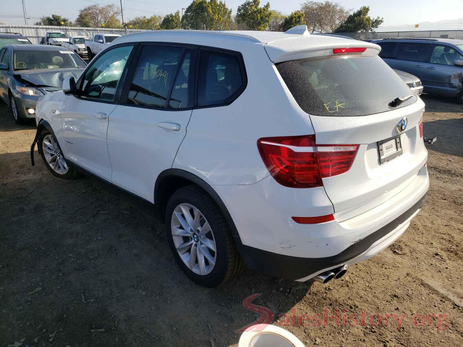 5UXWZ7C3XH0V88207 2017 BMW X3