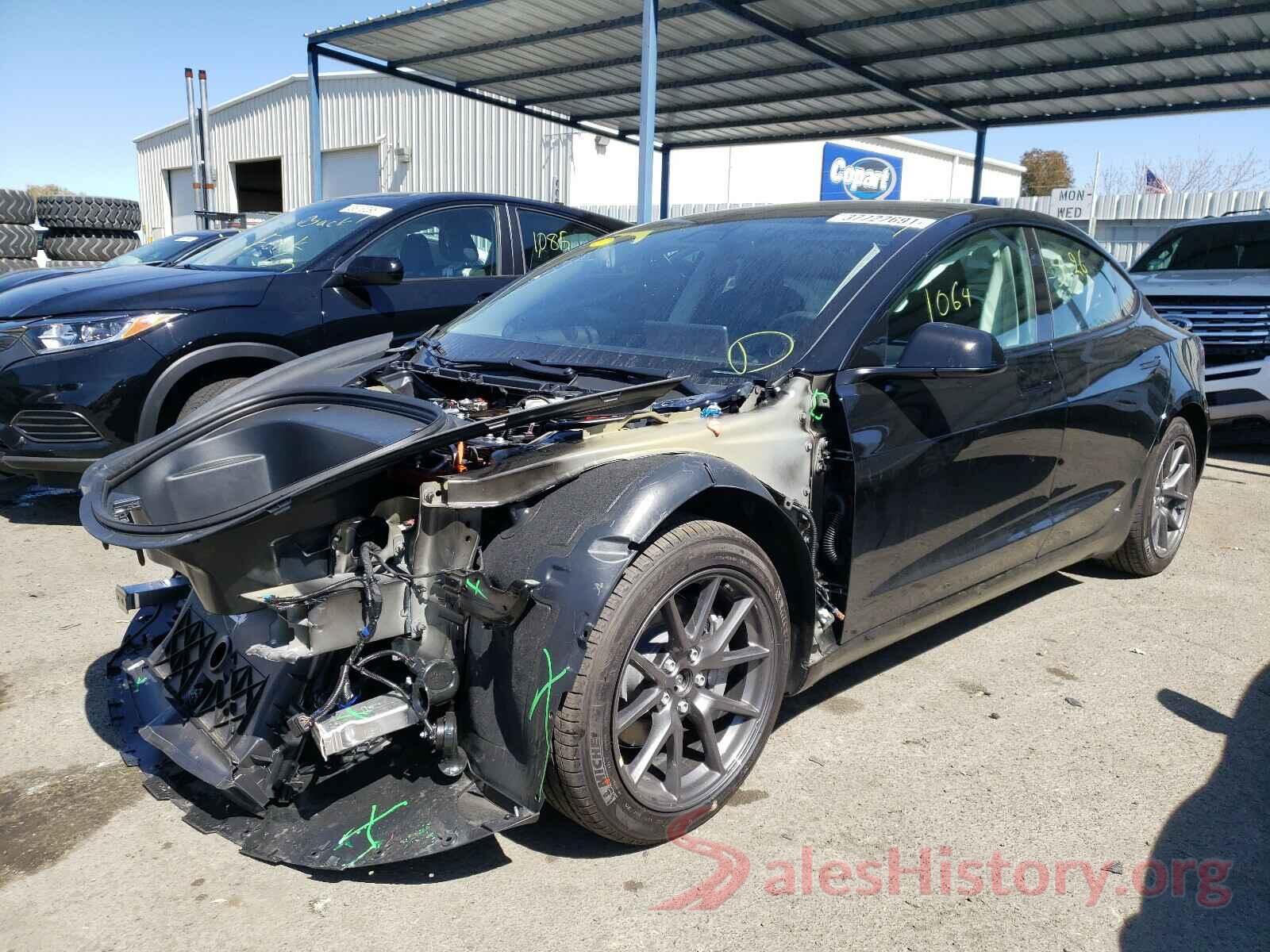 5YJ3E1EB9MF876782 2021 TESLA MODEL 3